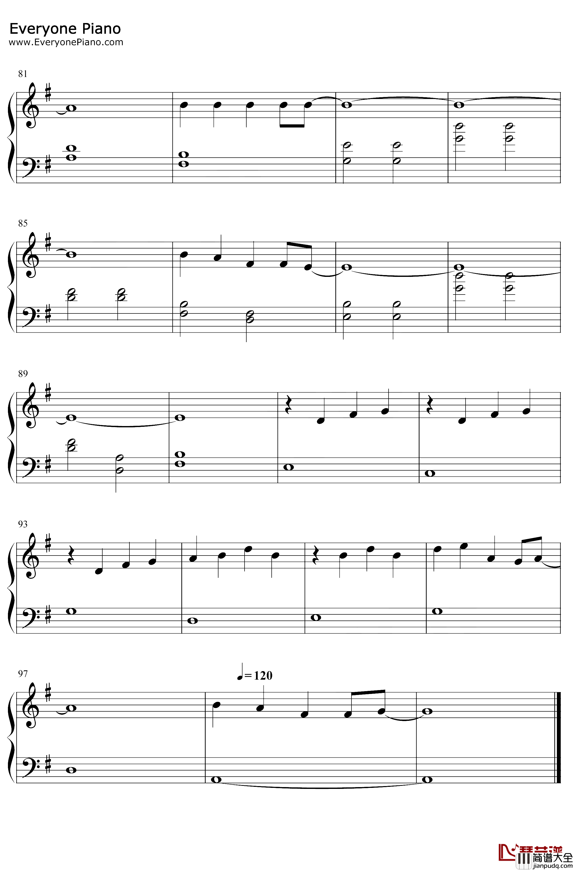 Love_Is_Gone钢琴谱_Slander_Dylan_Matthew_抖音热歌