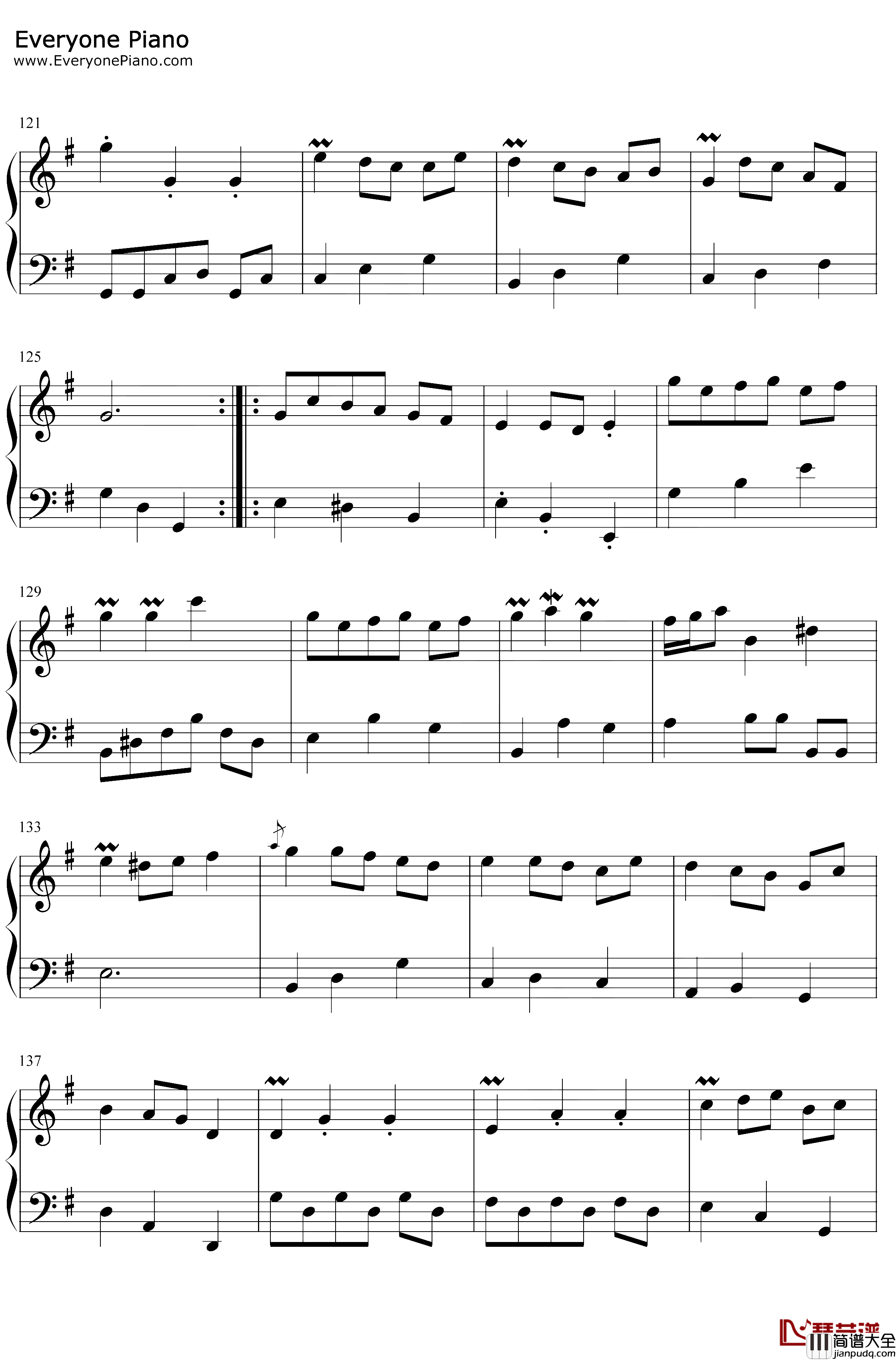 木毛组曲钢琴谱_IDW哒_原创_ホモ组曲