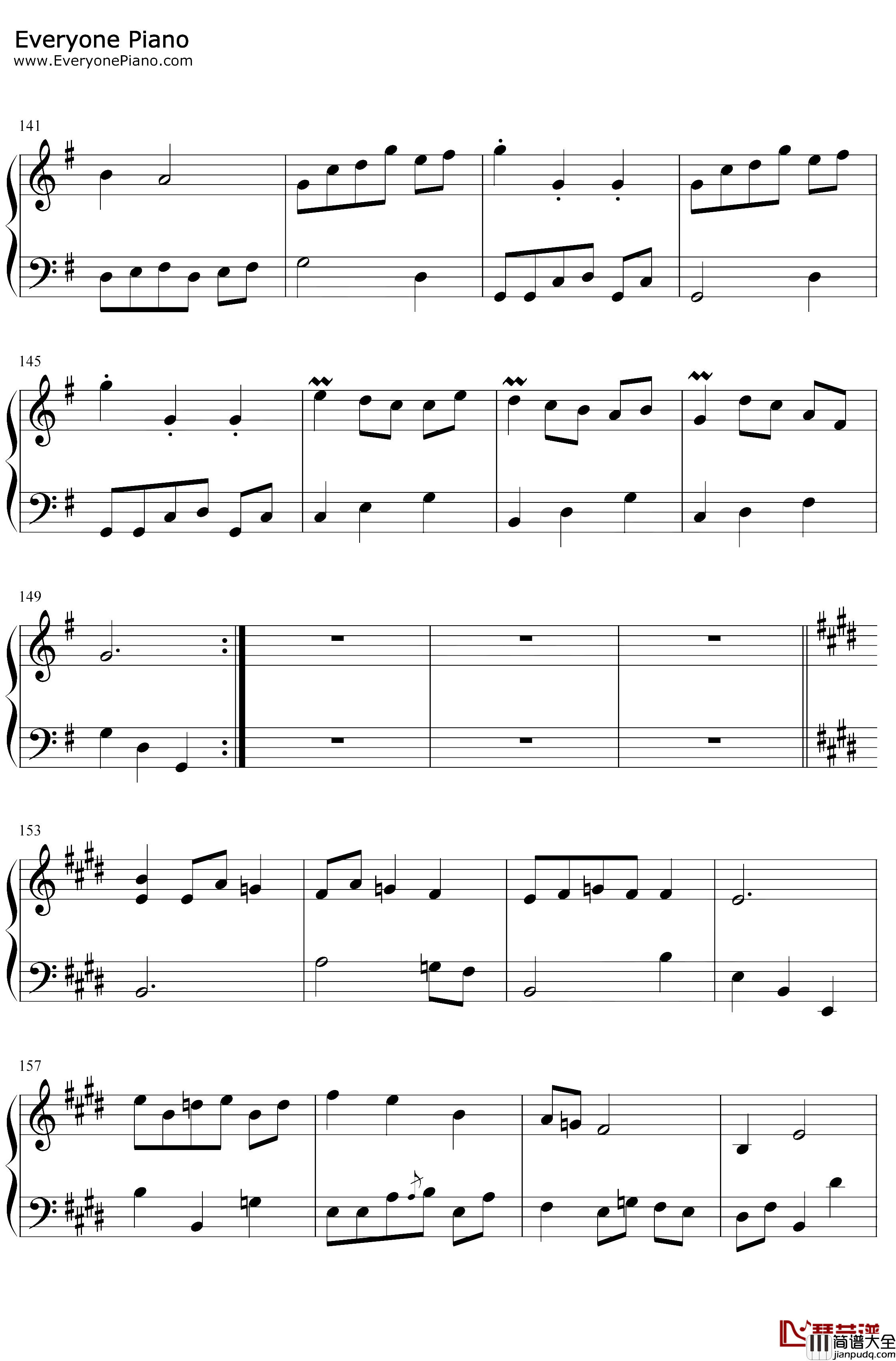 木毛组曲钢琴谱_IDW哒_原创_ホモ组曲