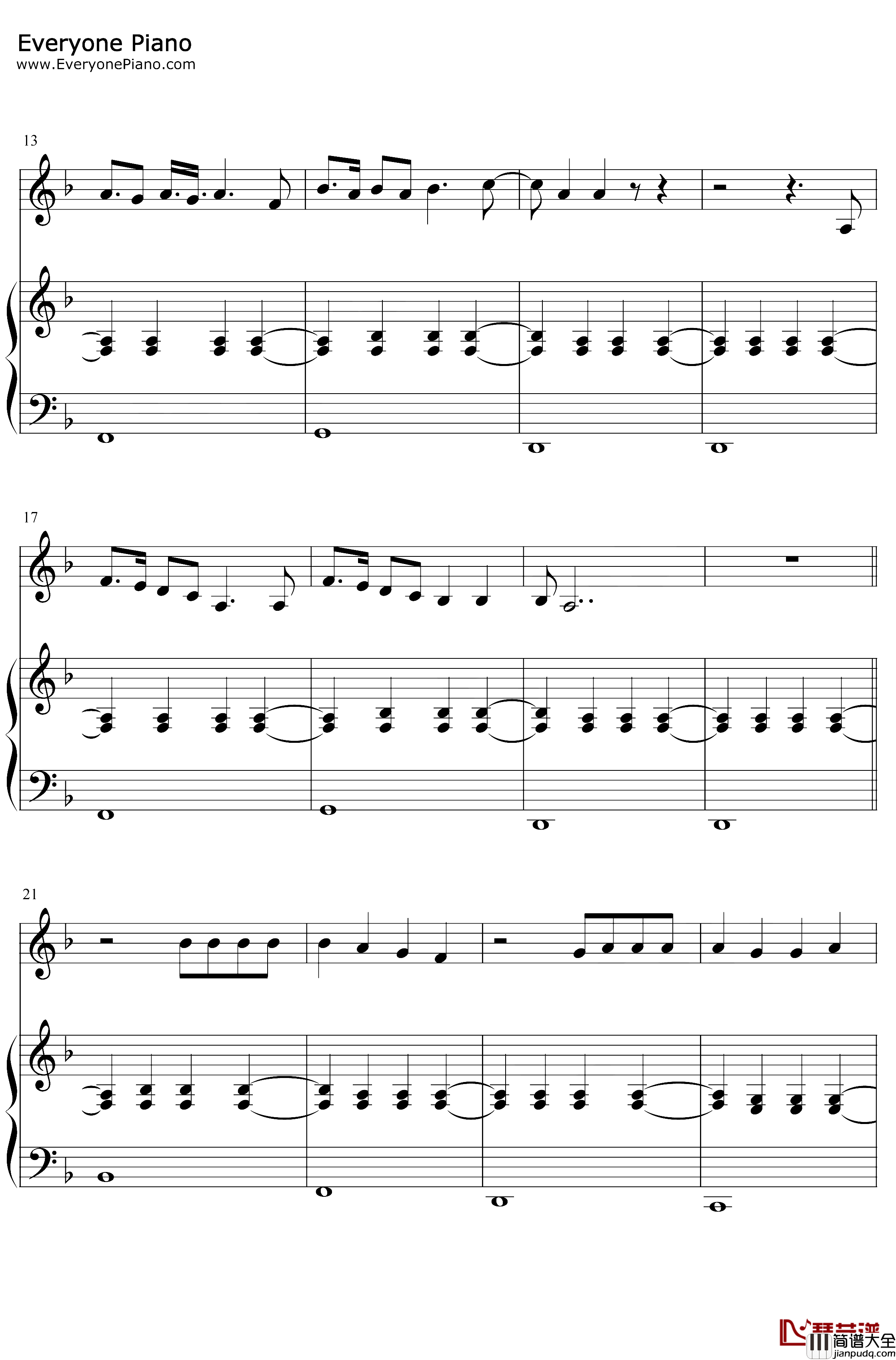 AlcoholYou钢琴谱_Roxen_2020年欧洲歌唱大赛罗马尼亚