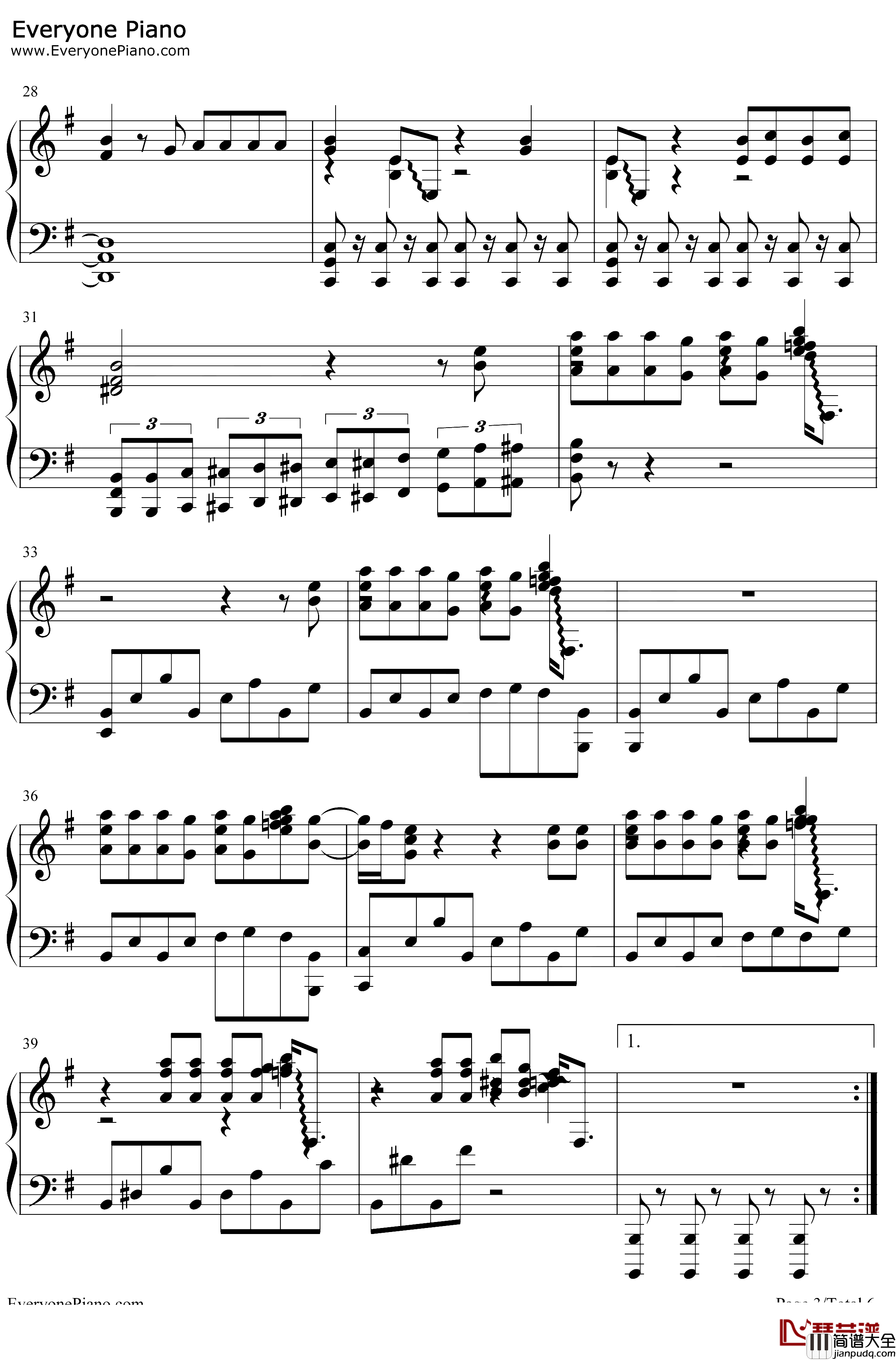 Other_Side钢琴谱_MIYAVI_异度侵入_IDINVADEDED