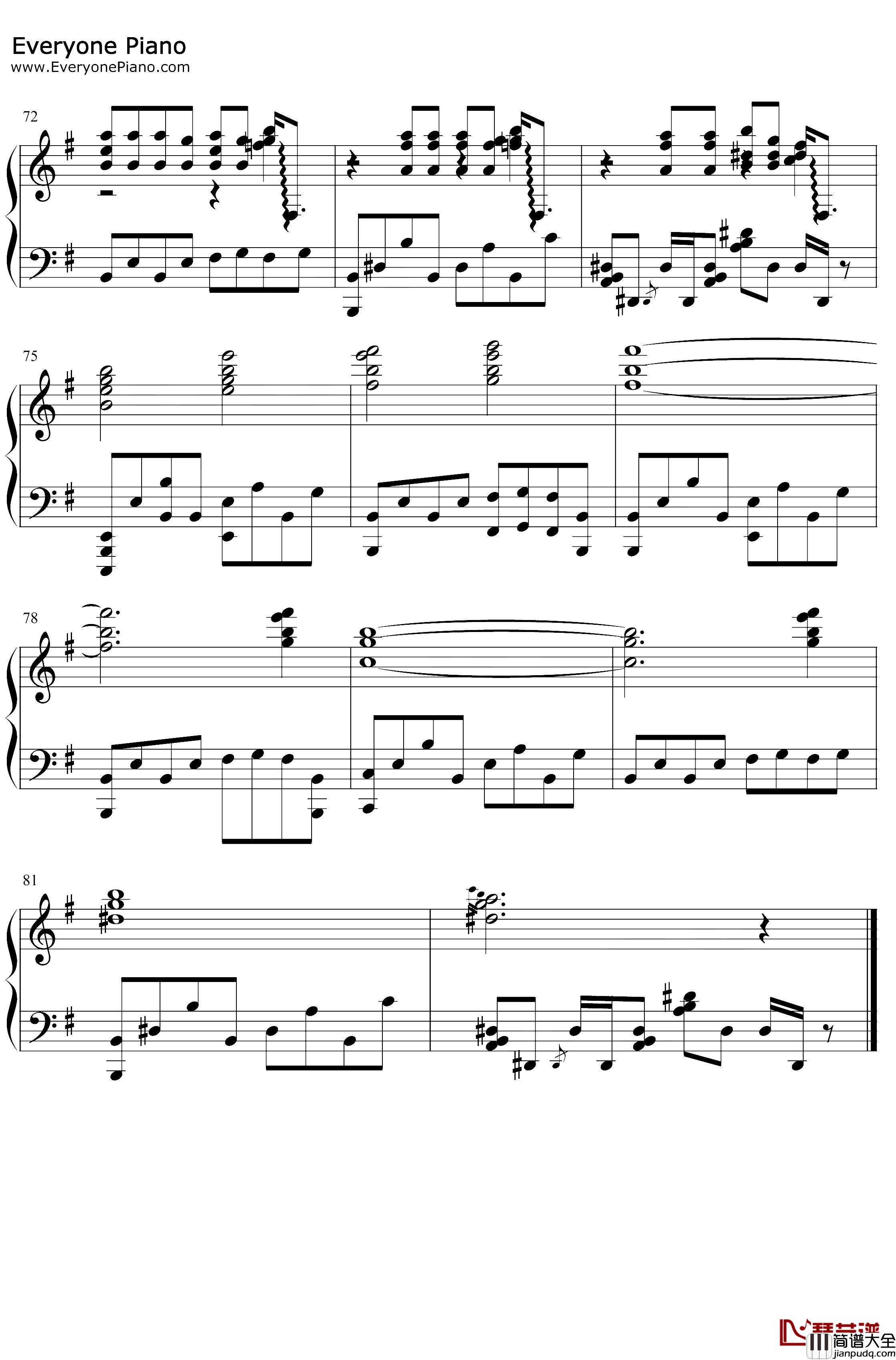 Other_Side钢琴谱_MIYAVI_异度侵入_IDINVADEDED