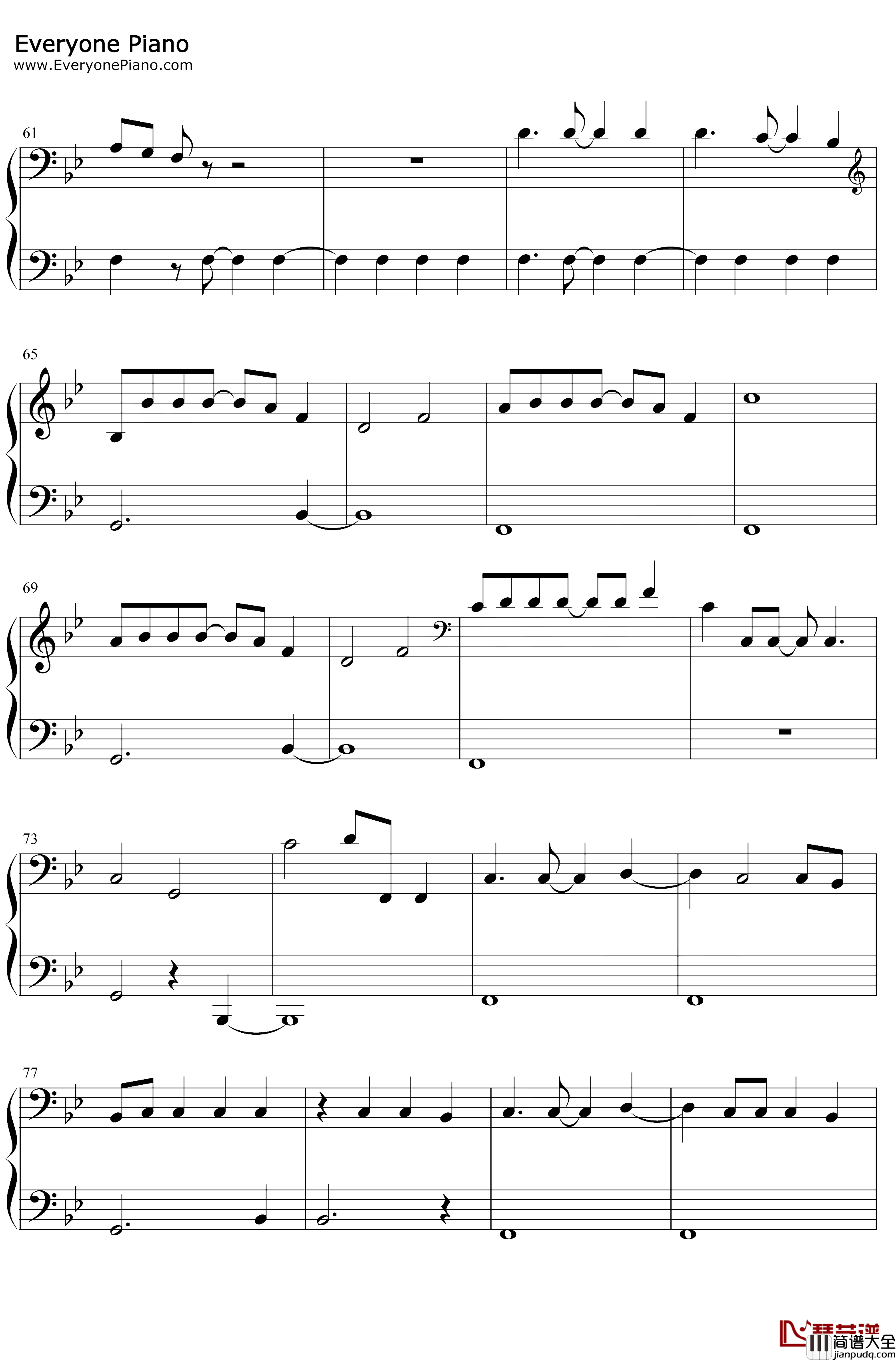 WhatIfs钢琴谱_KaneBrownLaurenAlaina