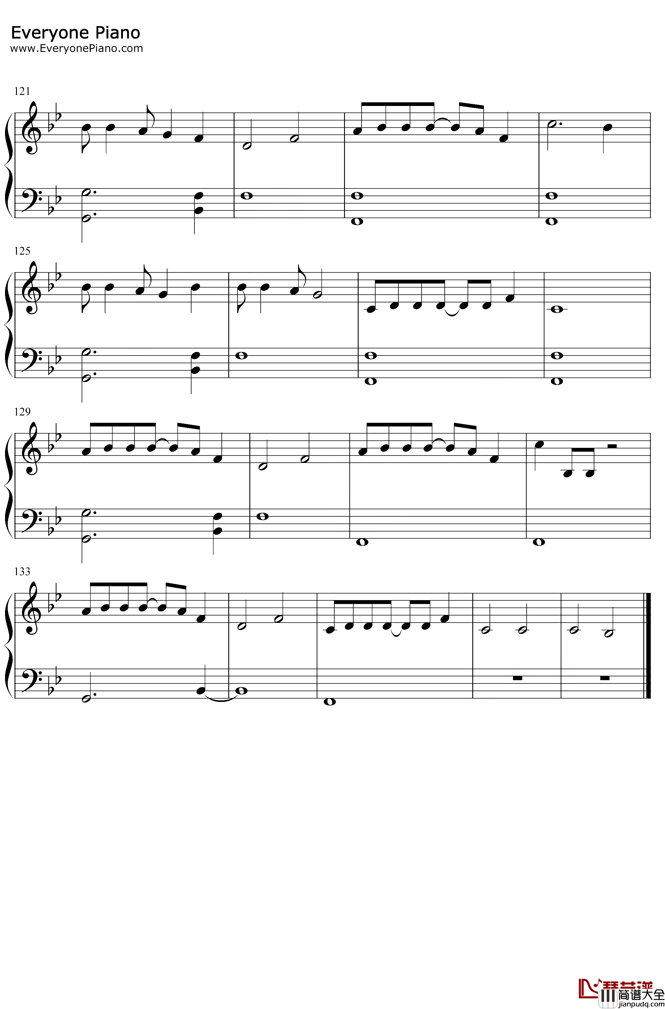 WhatIfs钢琴谱_KaneBrownLaurenAlaina