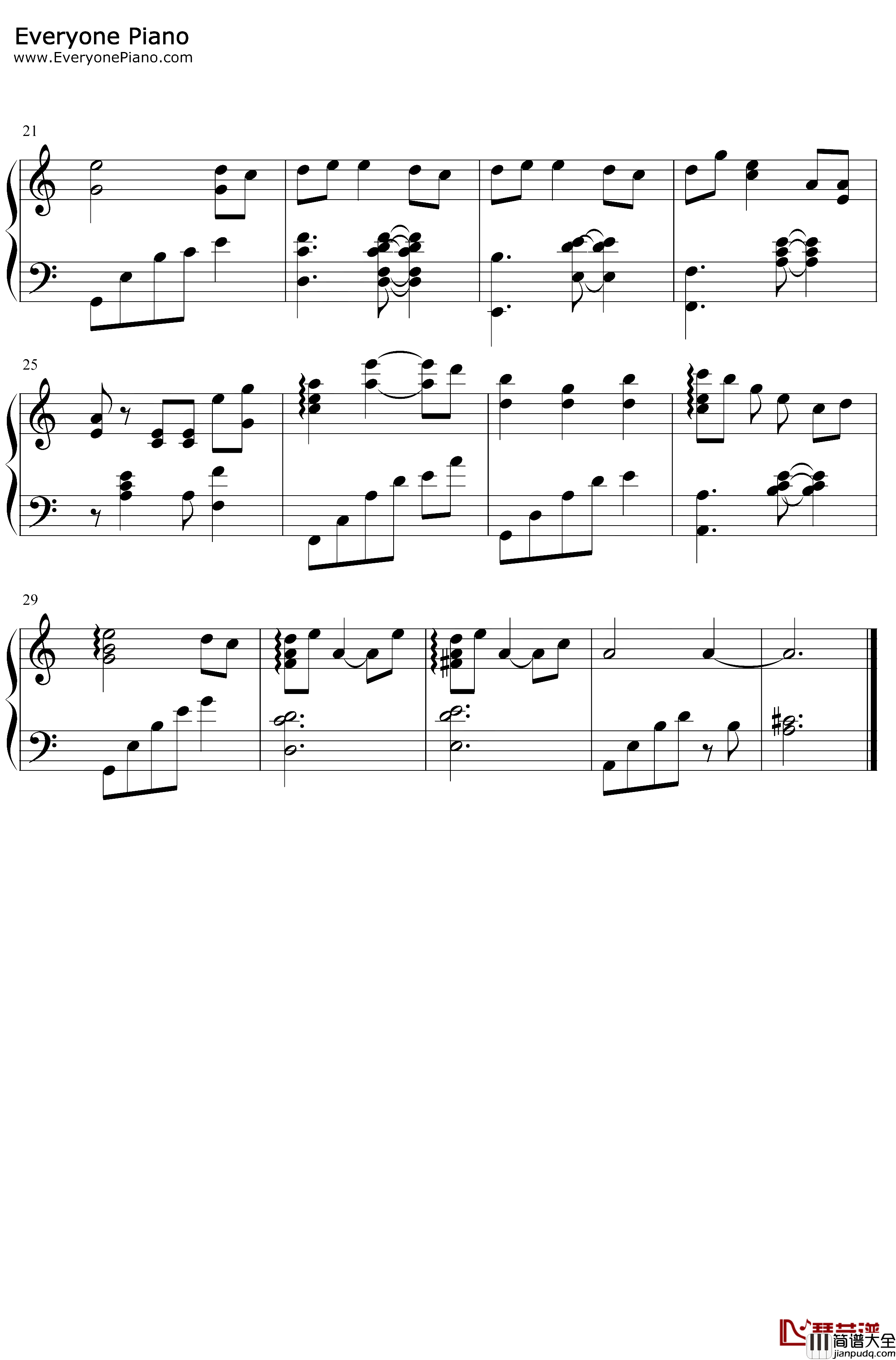 八重樱钢琴谱_HOYO_MiX_崩坏学园２同名角色歌