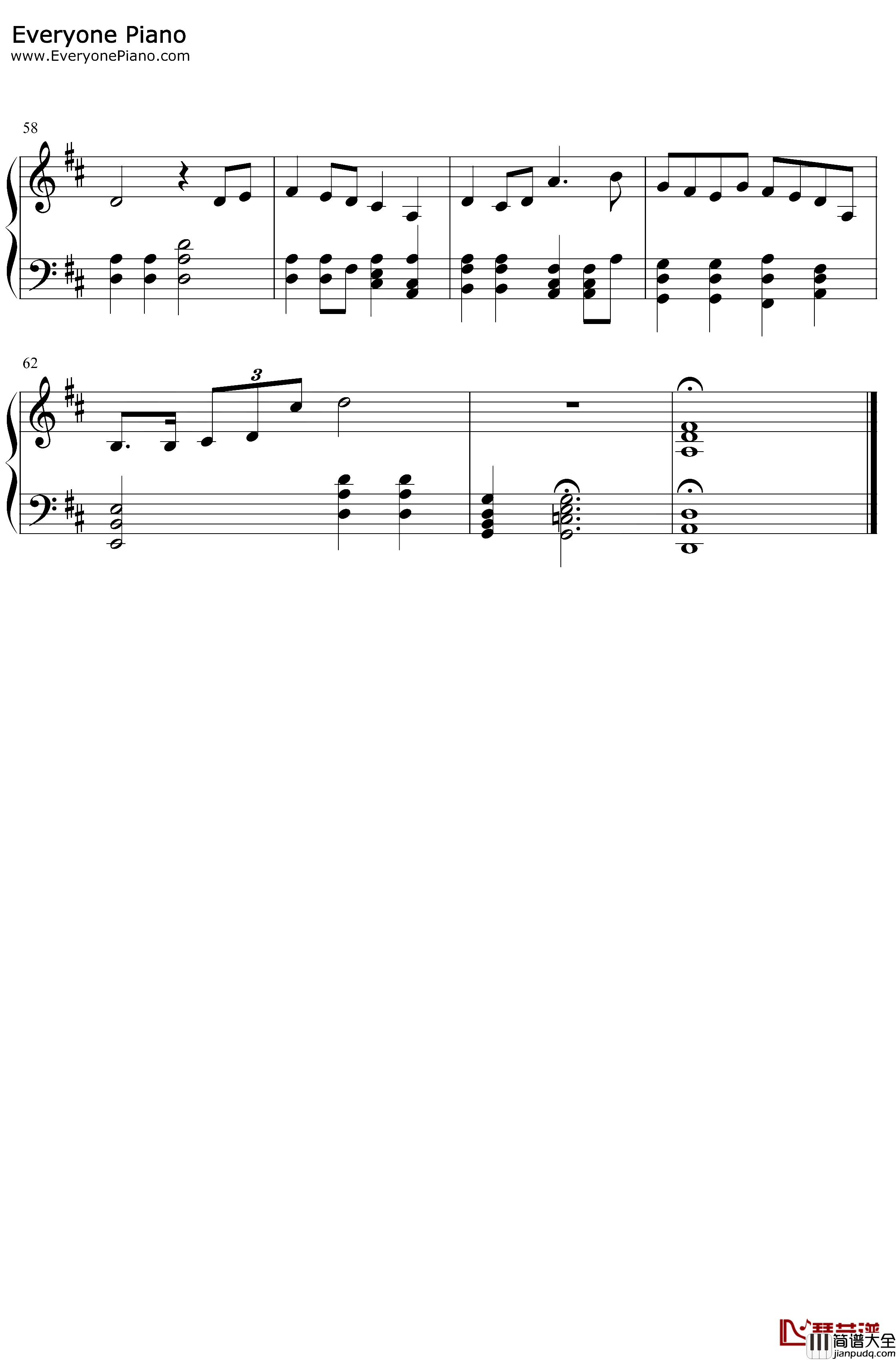 K歌之王钢琴谱_陈奕迅_演奏版