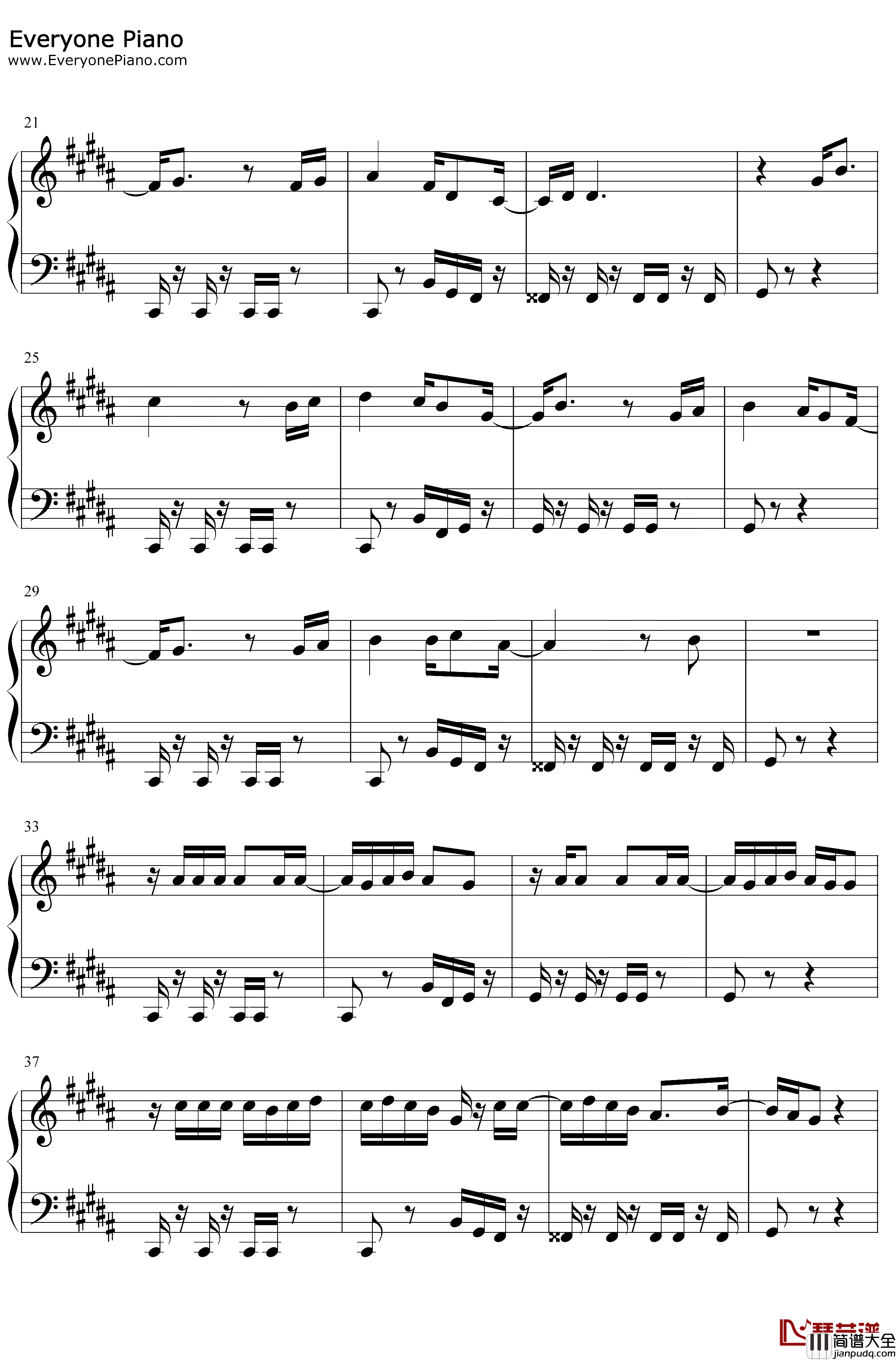 PLACEBO钢琴谱_米津玄師野田洋次郎_米津玄师与野田洋次郎的神仙合作