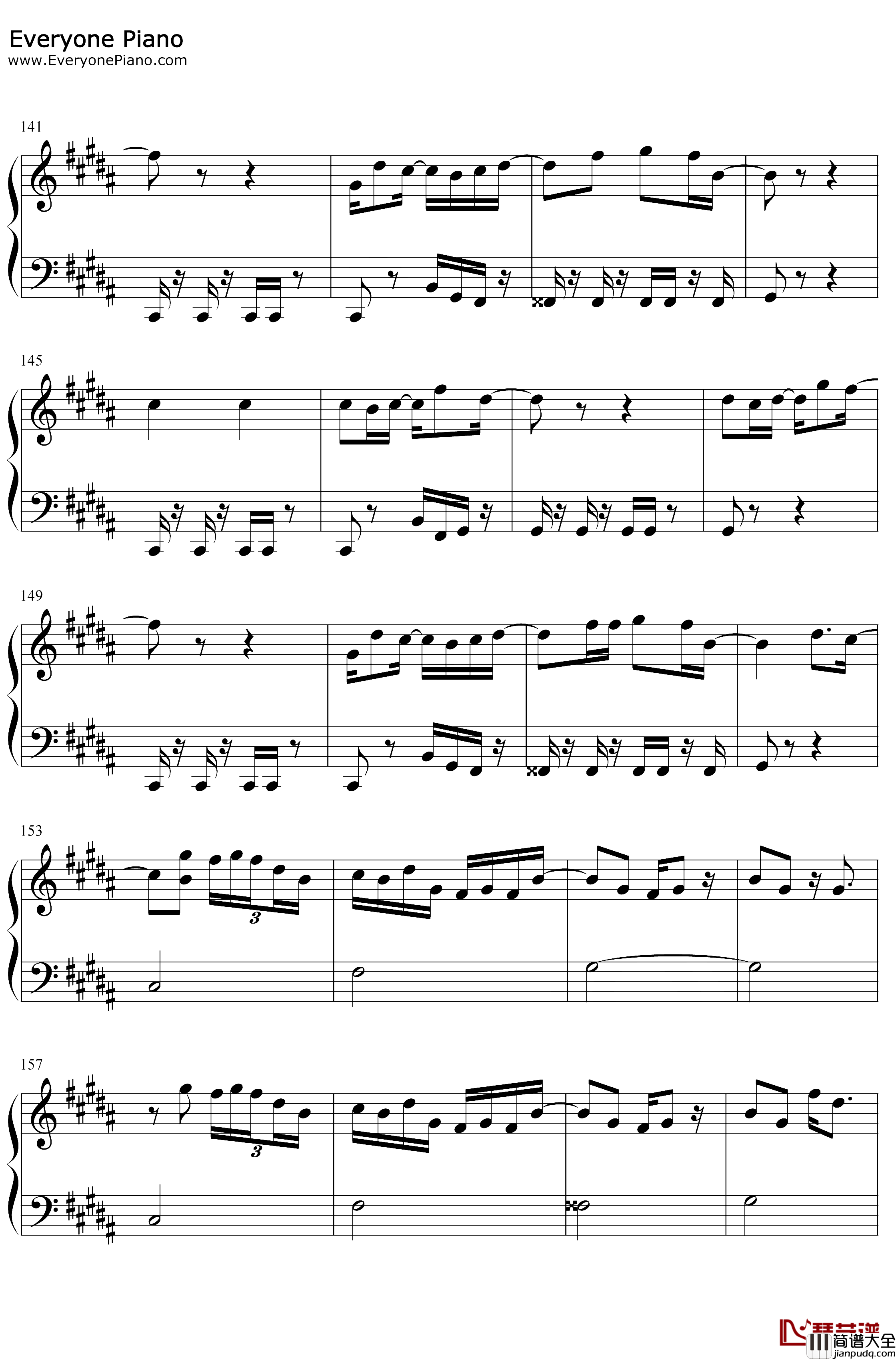 PLACEBO钢琴谱_米津玄師野田洋次郎_米津玄师与野田洋次郎的神仙合作