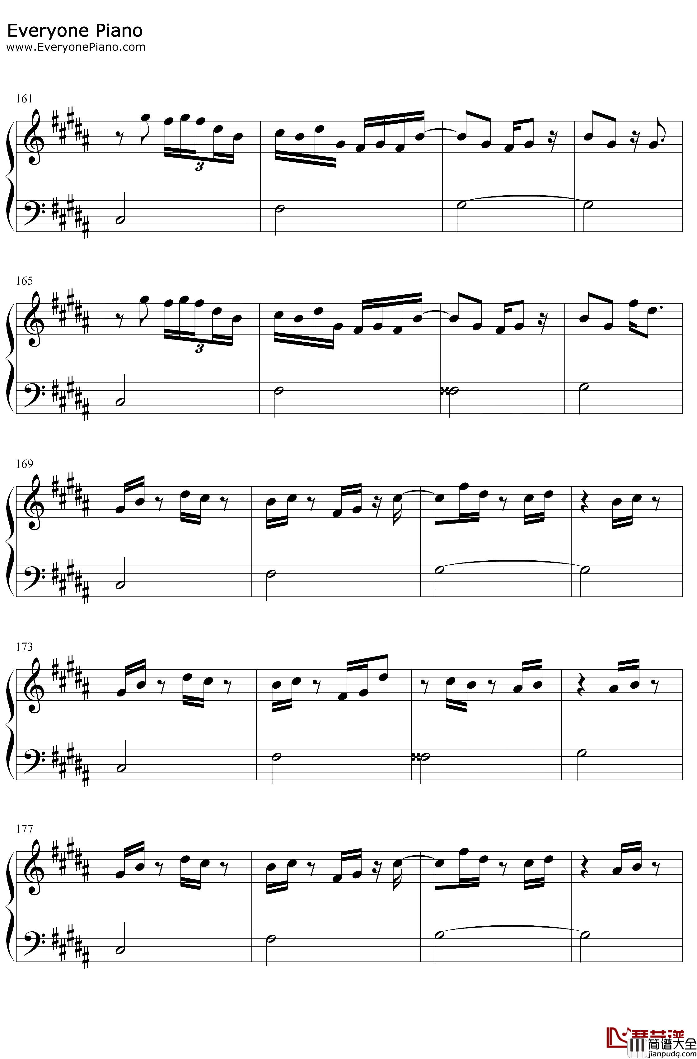 PLACEBO钢琴谱_米津玄師野田洋次郎_米津玄师与野田洋次郎的神仙合作