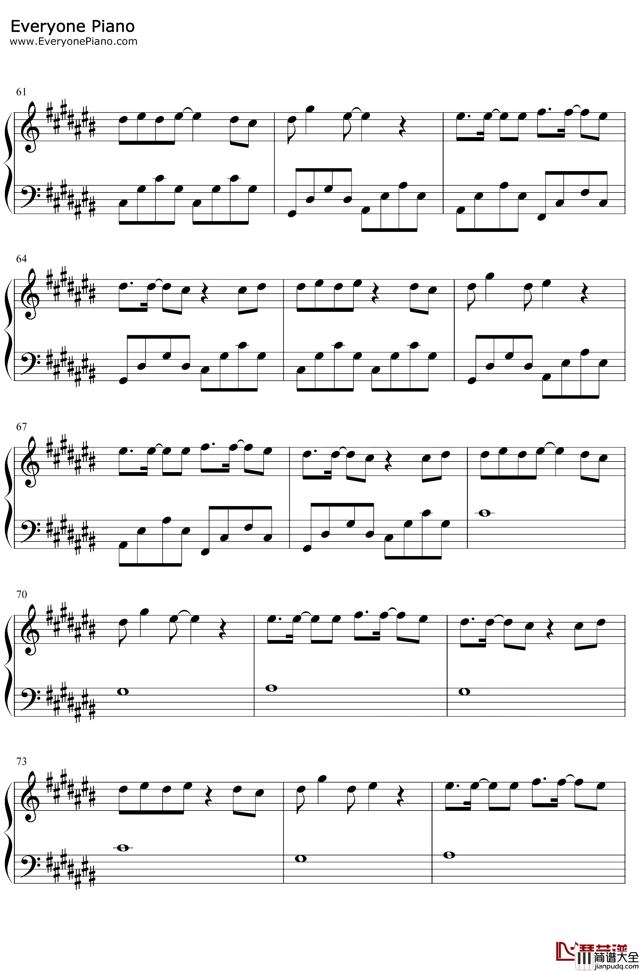 和你在一起钢琴谱_TFBOYS_七周年全新单曲花式宠爱粉丝