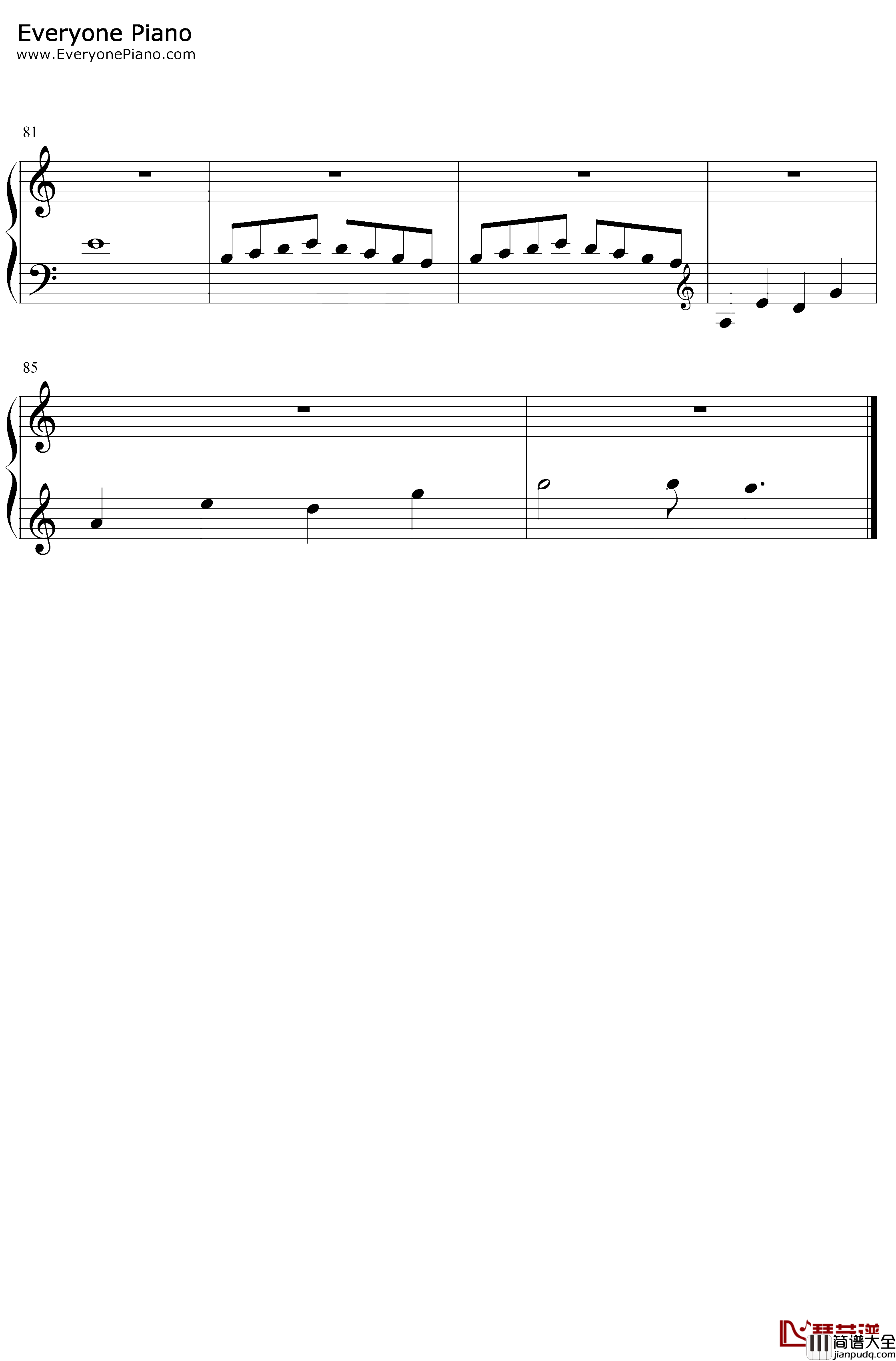 行き着く先钢琴谱_佐坂めぐみ_英雄传说闪之轨迹ⅢOP