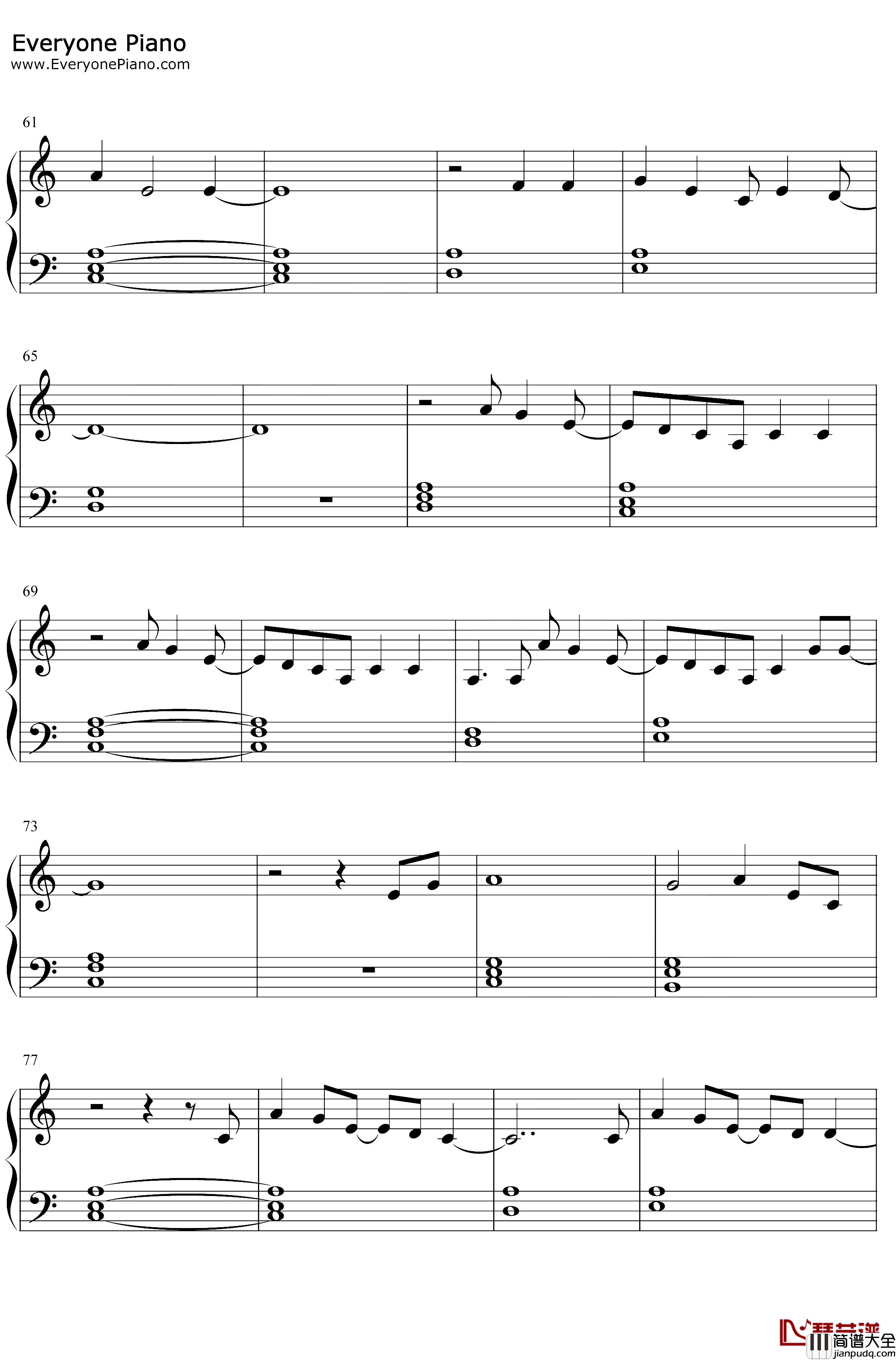 Scared_to_Live钢琴谱_The_Weeknd