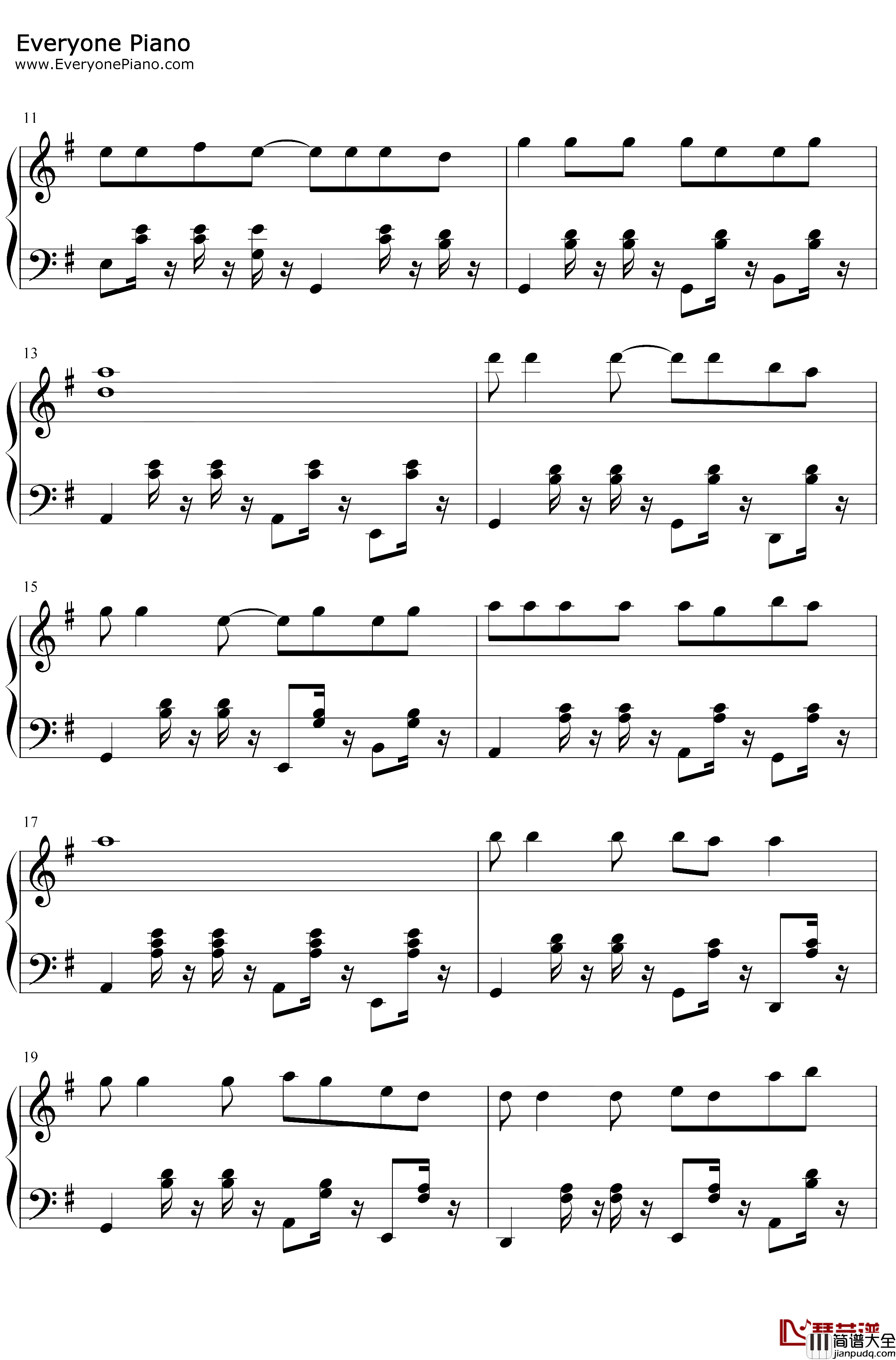 童年钢琴谱_罗大佑_完美版