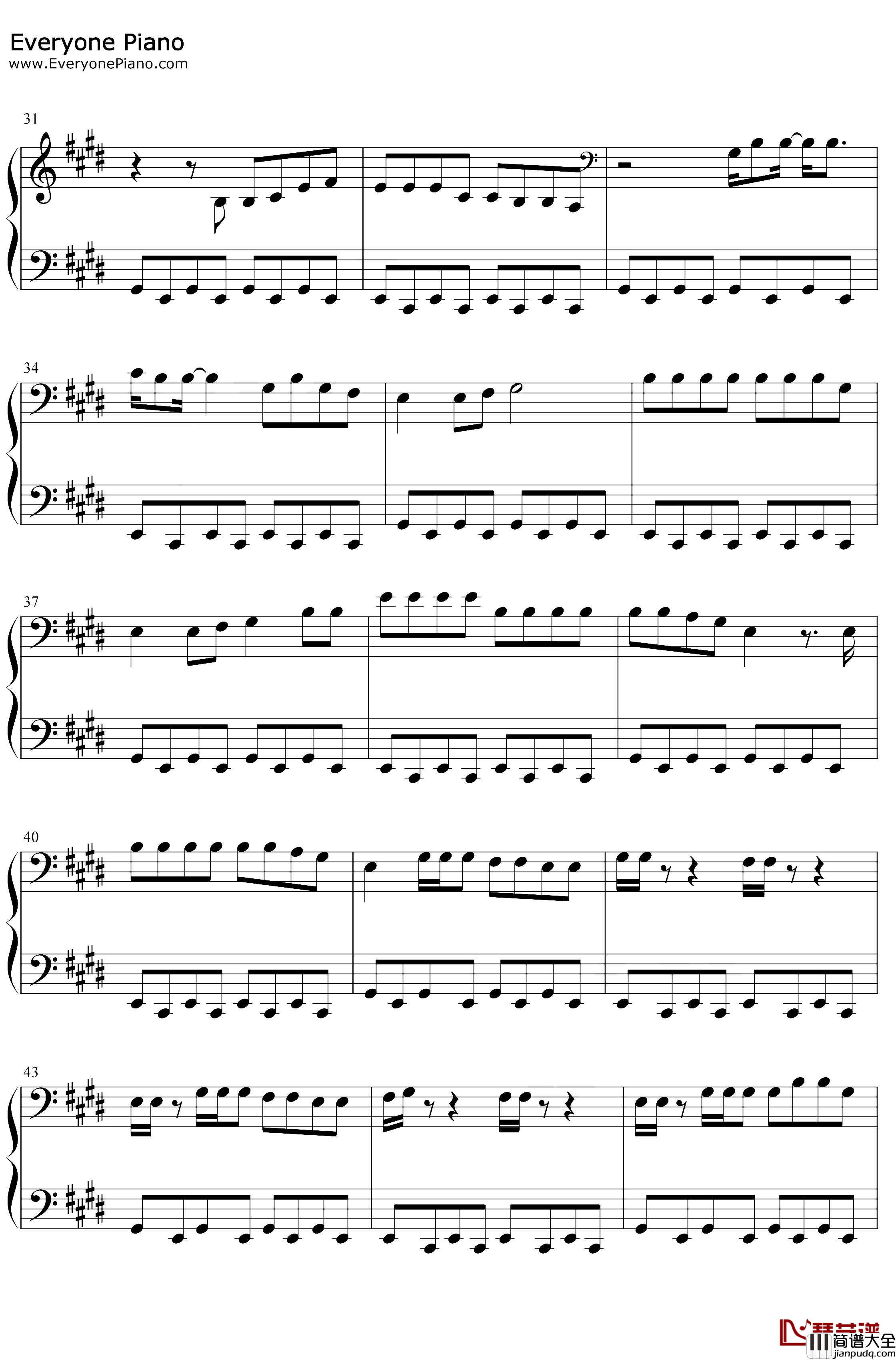 Forever钢琴谱_JustinBieber_PostMaloneClever