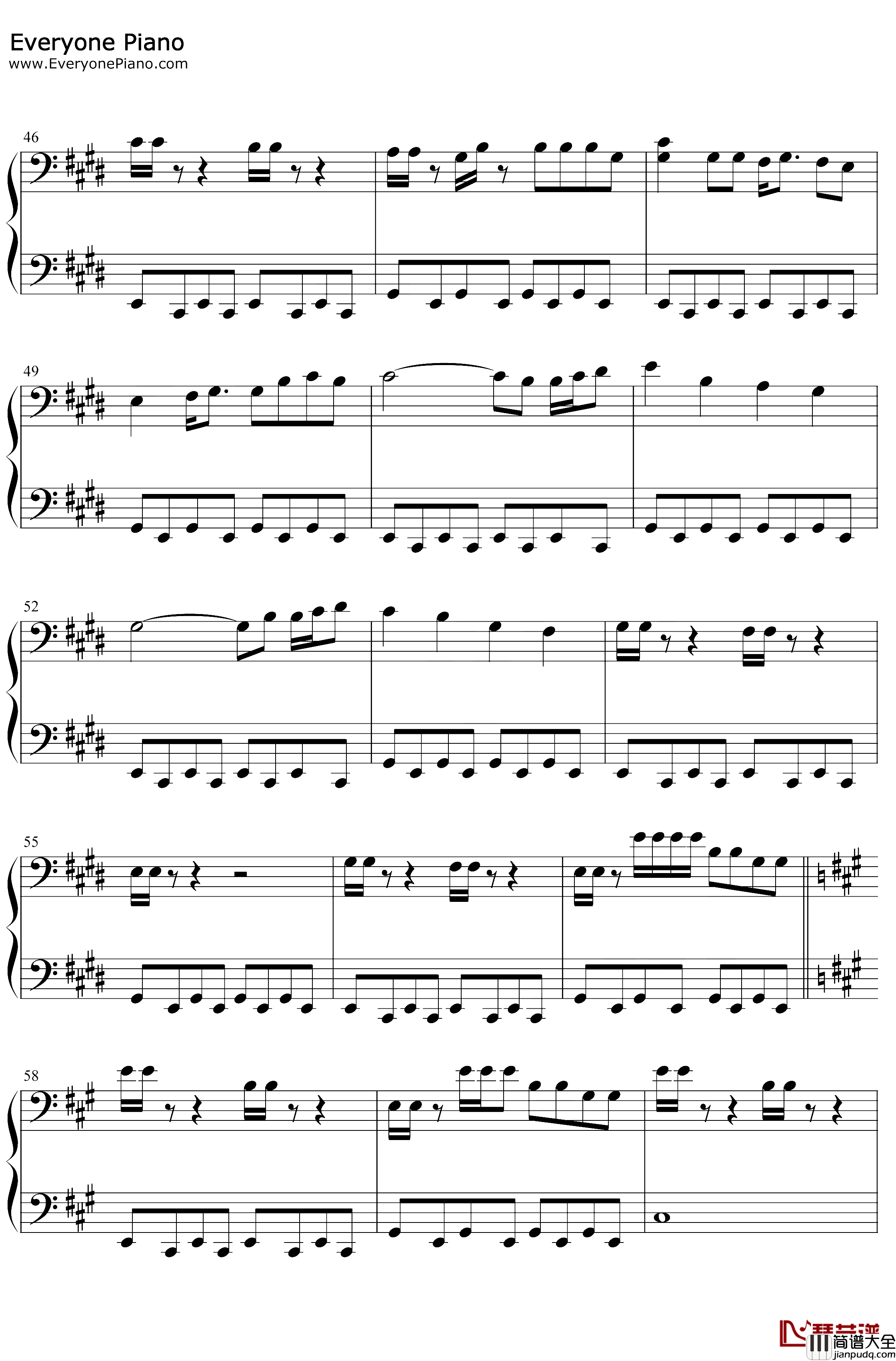 Forever钢琴谱_JustinBieber_PostMaloneClever