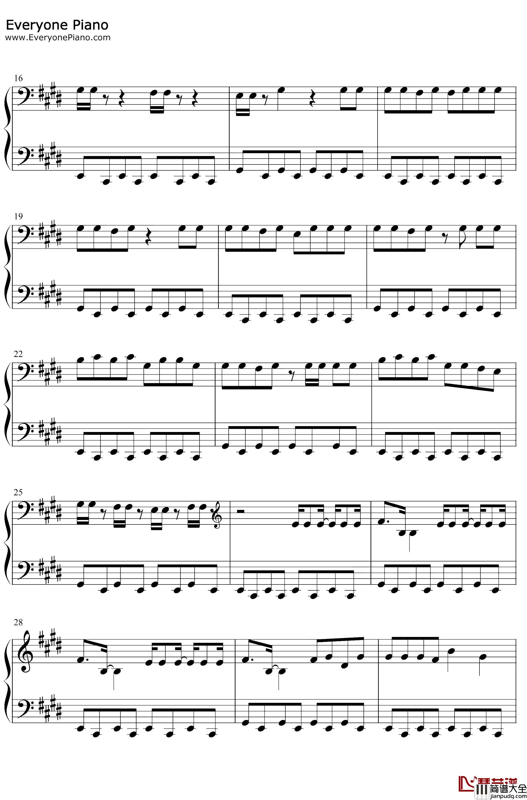 Forever钢琴谱_JustinBieber_PostMaloneClever