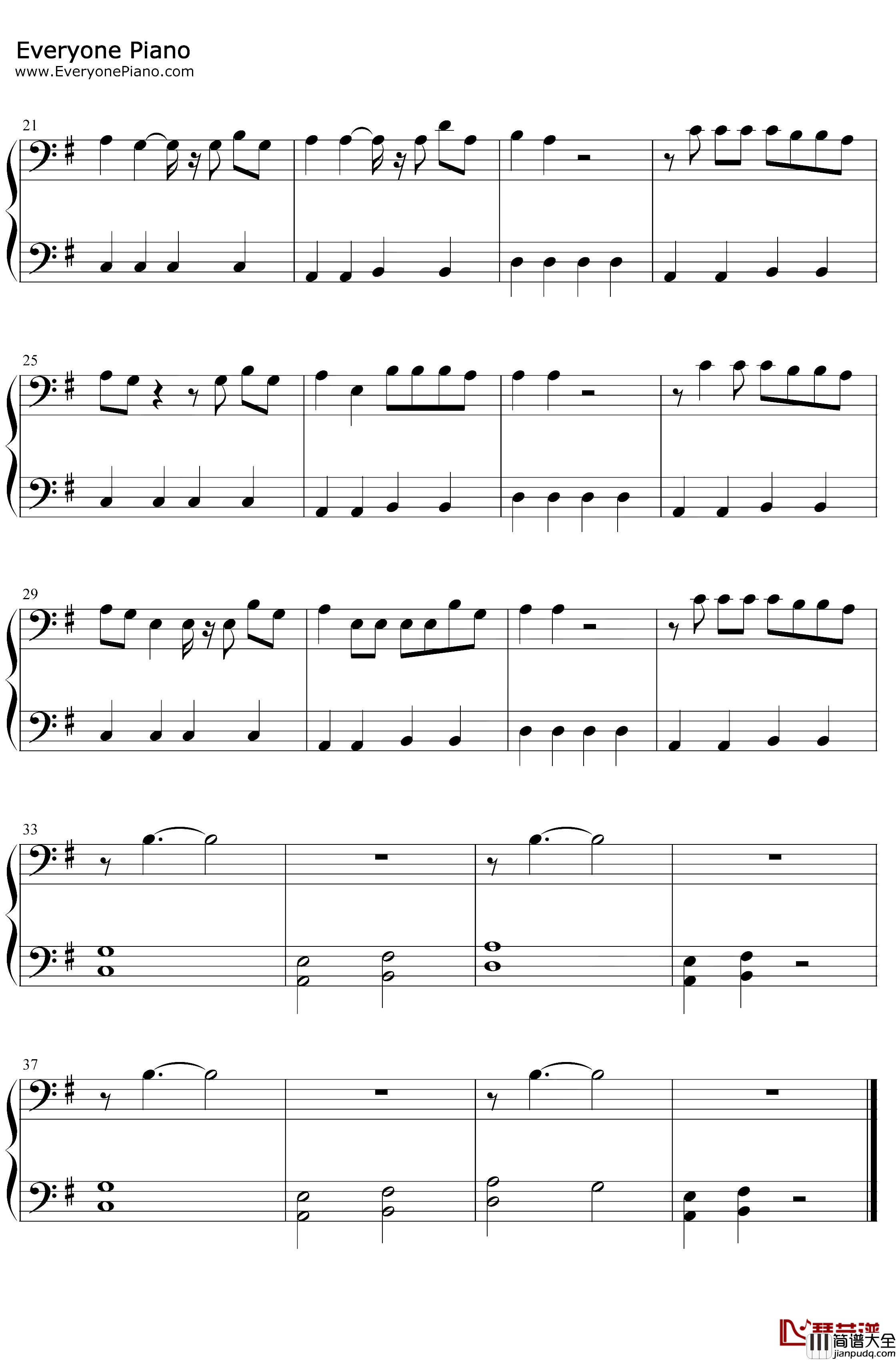 Goosebumps钢琴谱_TravisScottKendrickLamar_你给的仇恨OST