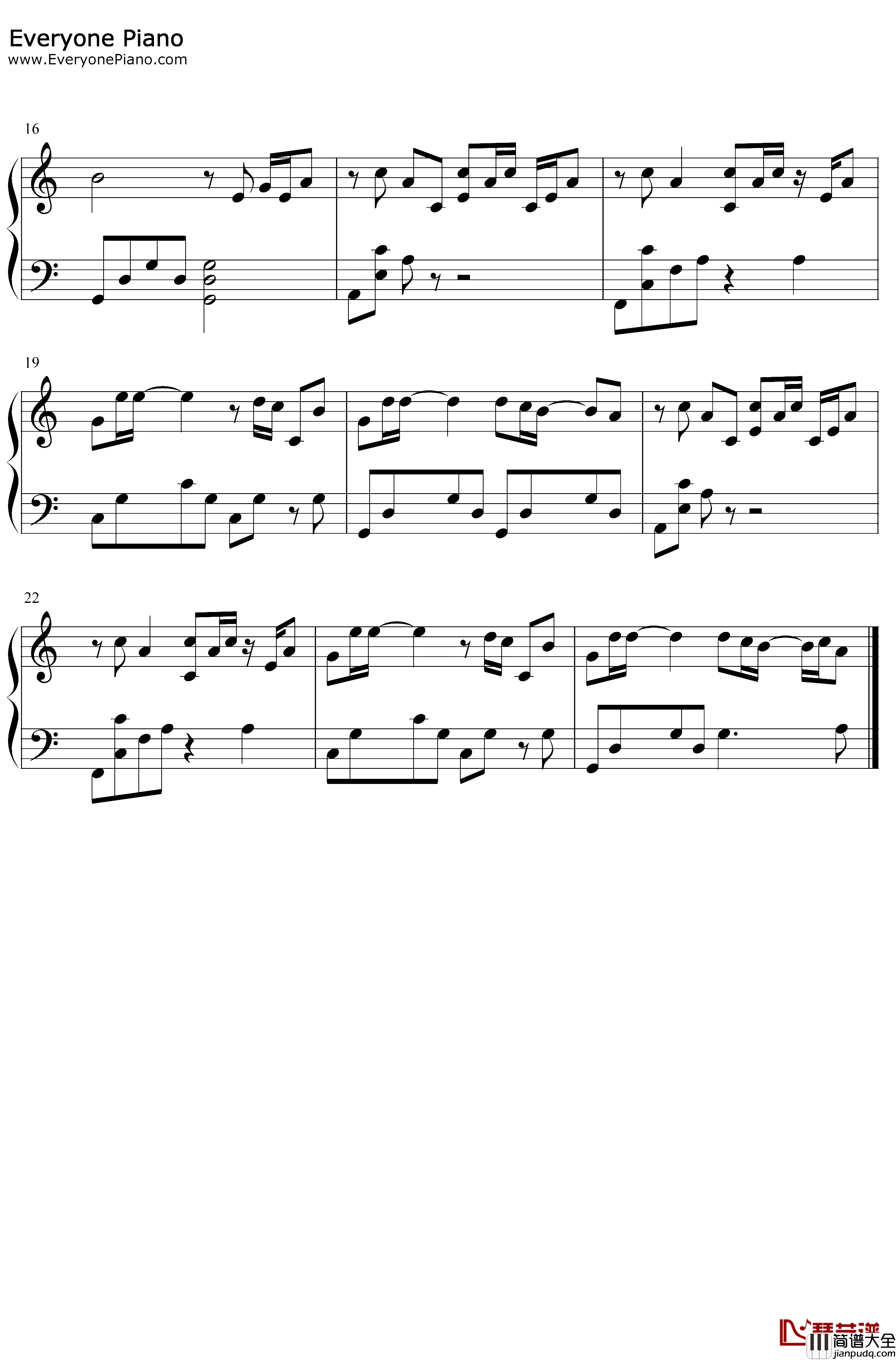 破茧钢琴谱_张韶涵_C调简单版_张韶涵破茧成蝶告诉大家她是自由的鸟