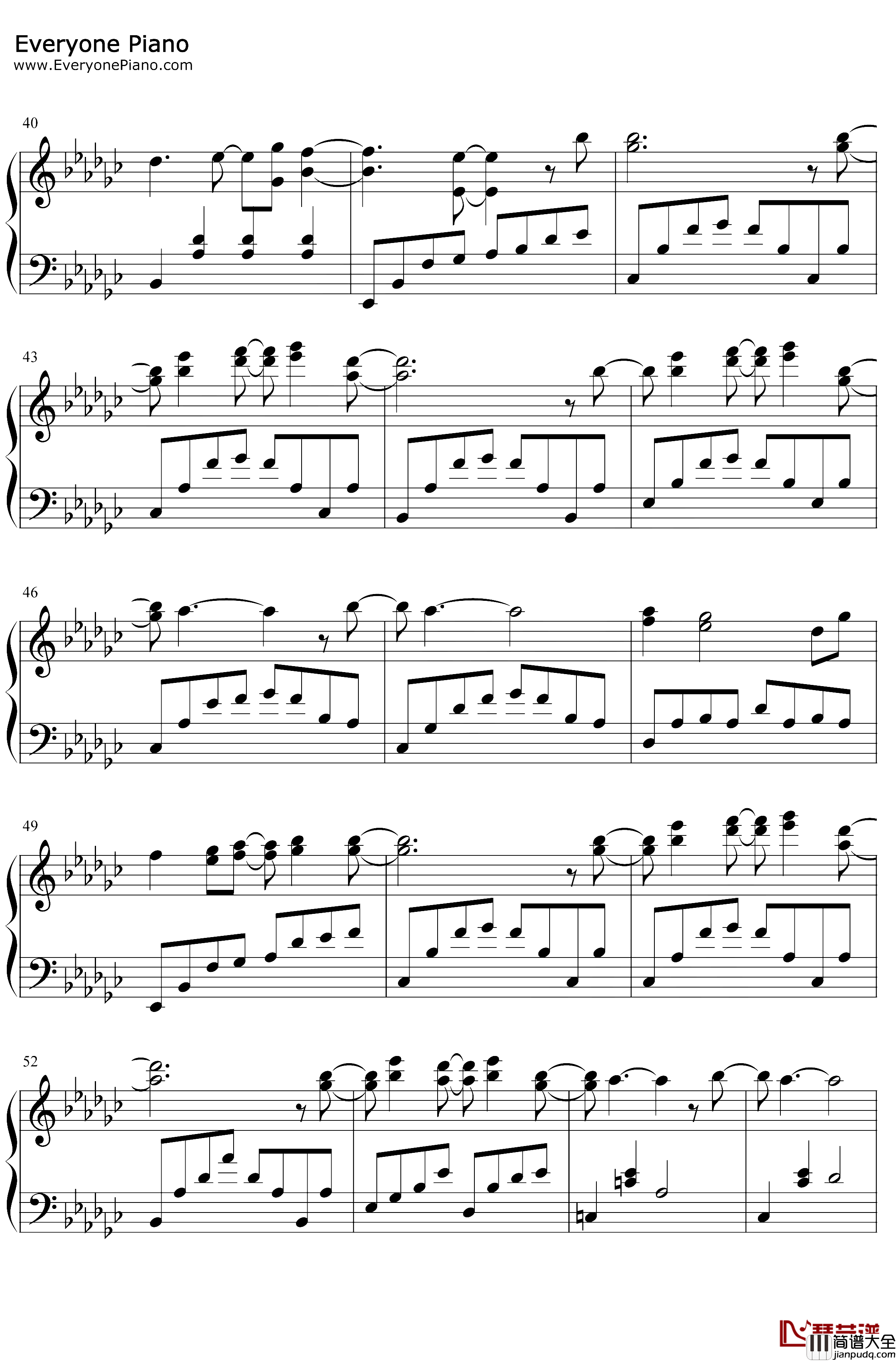 sign钢琴谱_Chouchou__纯音乐