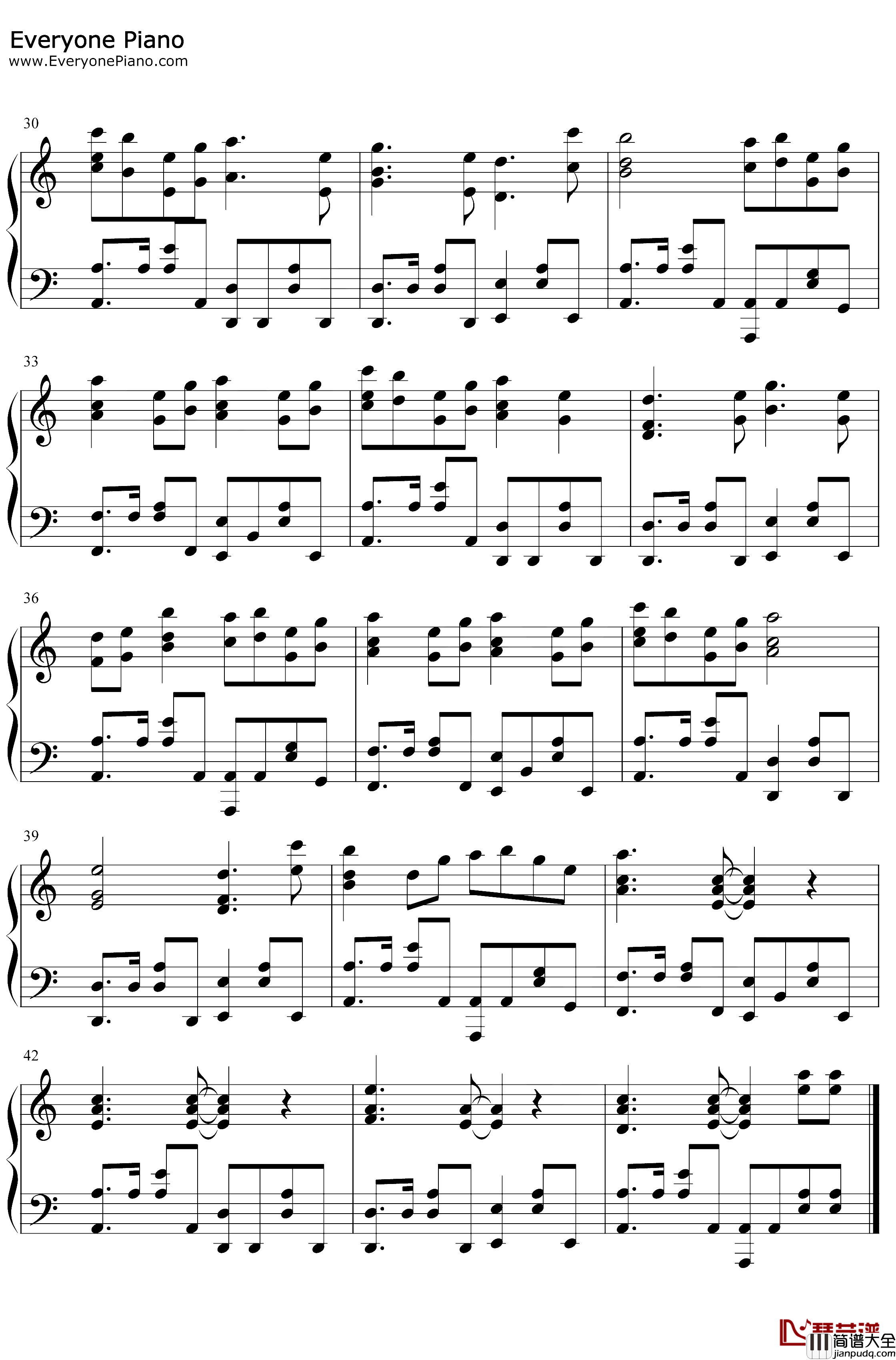 Memento钢琴谱_Nonoc_Re从零开始的异世界生活第二季ED