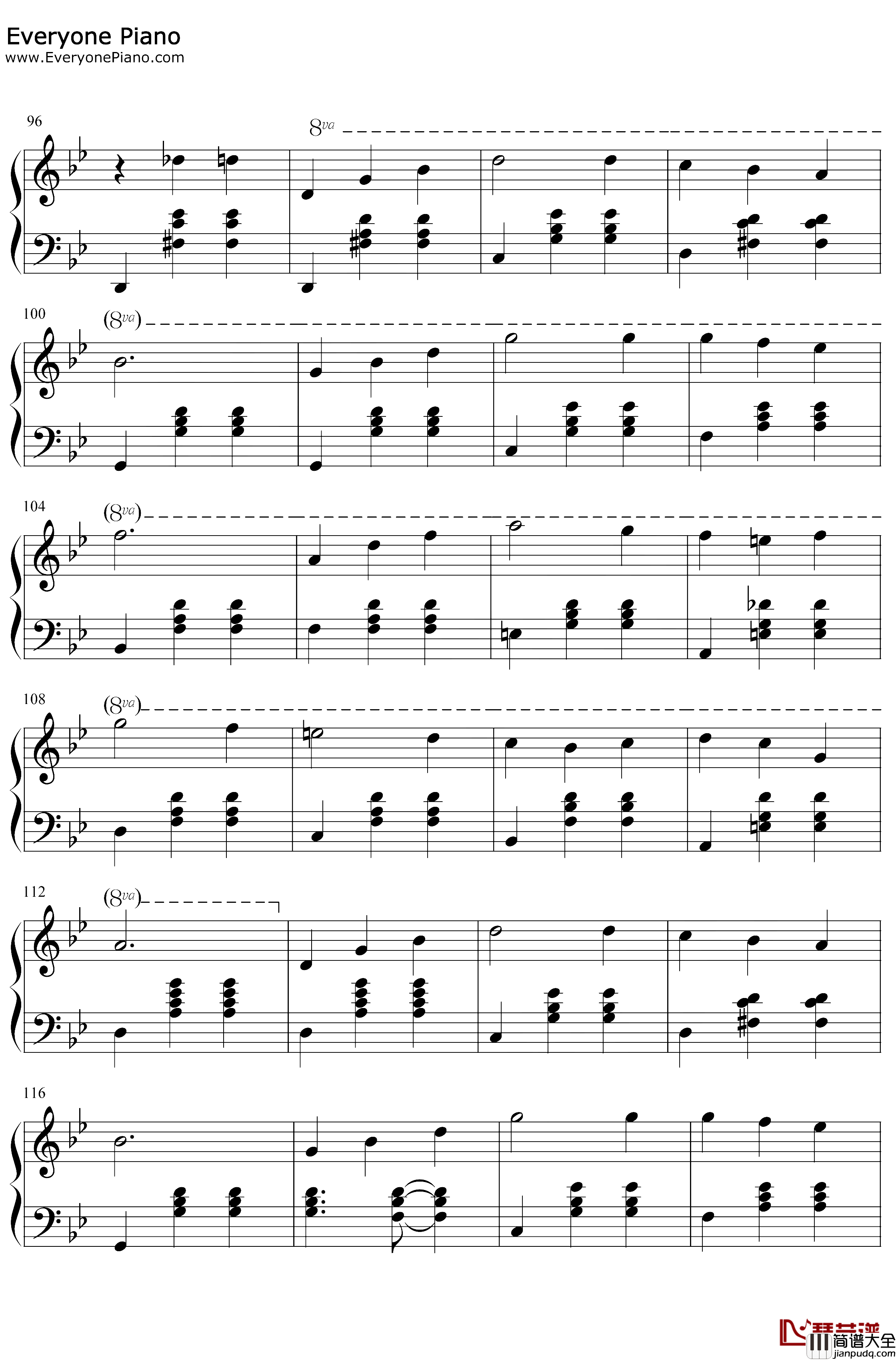 人生的旋转木马钢琴谱_久石让_完美版_人生のメリーゴーランド