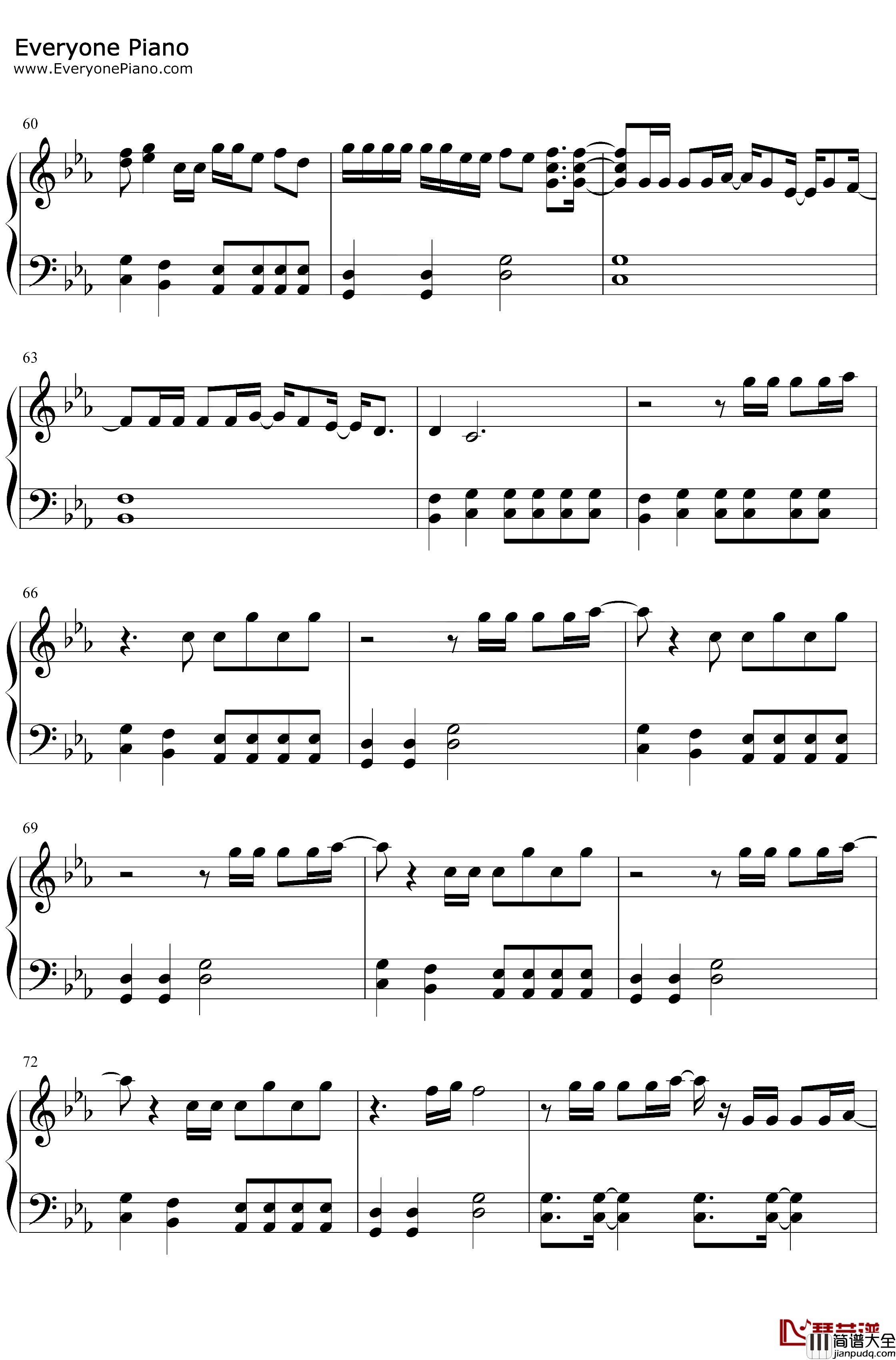 Feel_The_Beat钢琴谱_Black_Eyed_Peas_Maluma