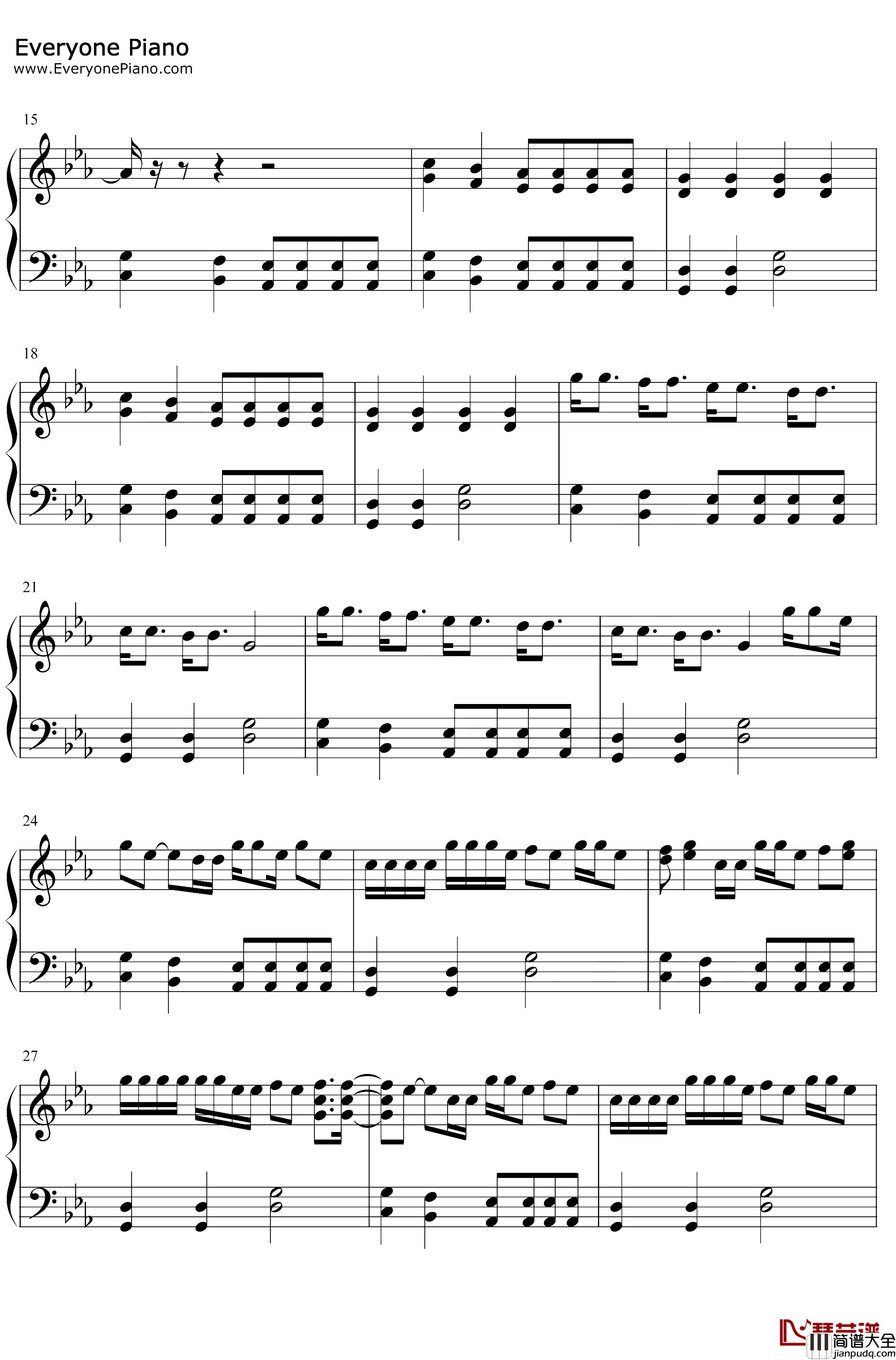 Feel_The_Beat钢琴谱_Black_Eyed_Peas_Maluma