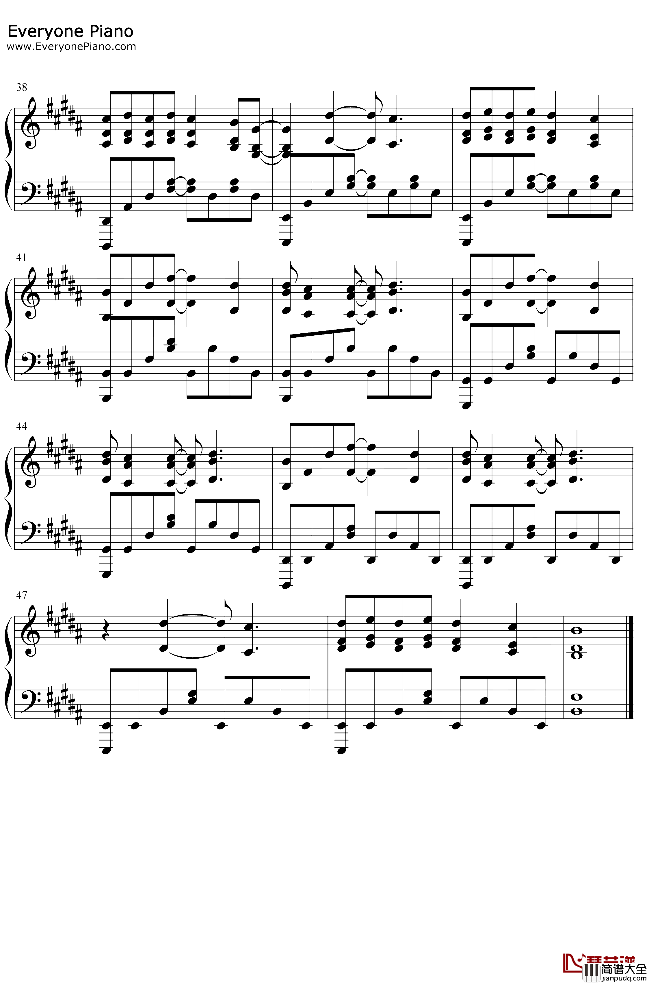 Inner_Child钢琴谱_防弹少年团