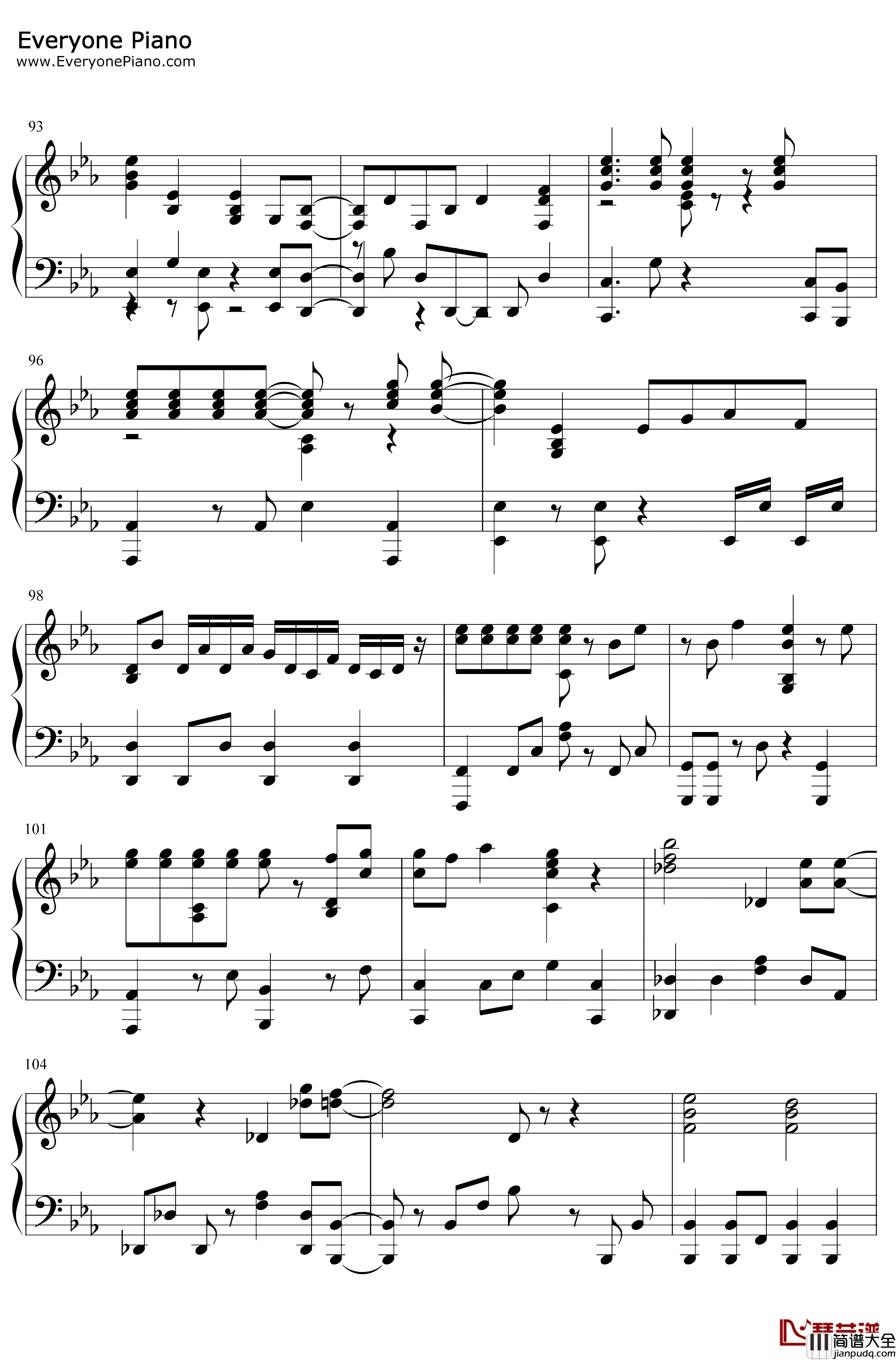 One_Day_Sky钢琴谱_铃木このみ_游戏人生ZEROOST