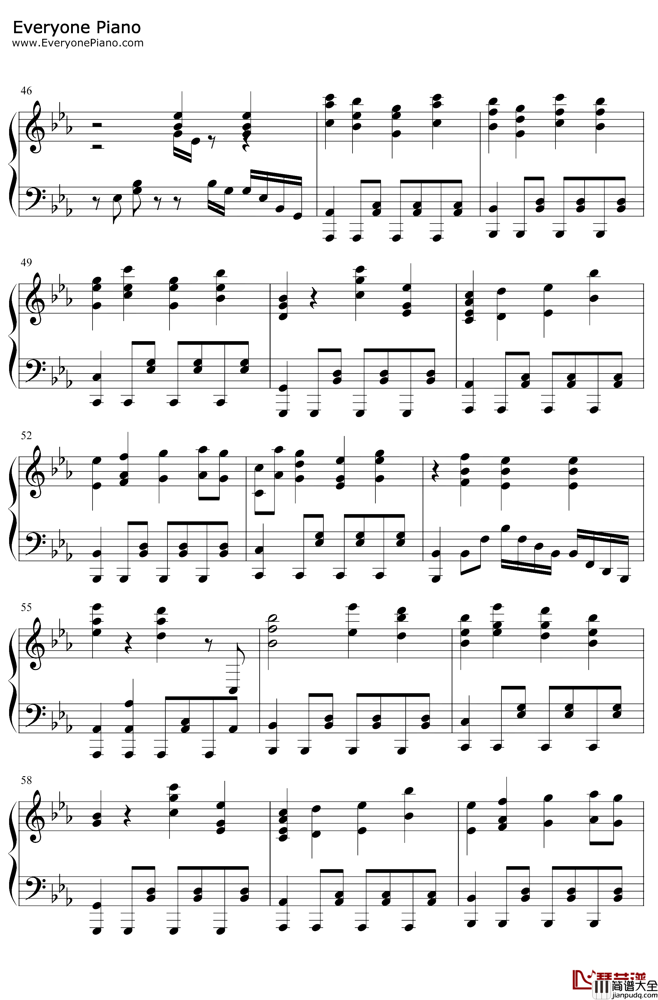 One_Day_Sky钢琴谱_铃木このみ_游戏人生ZEROOST