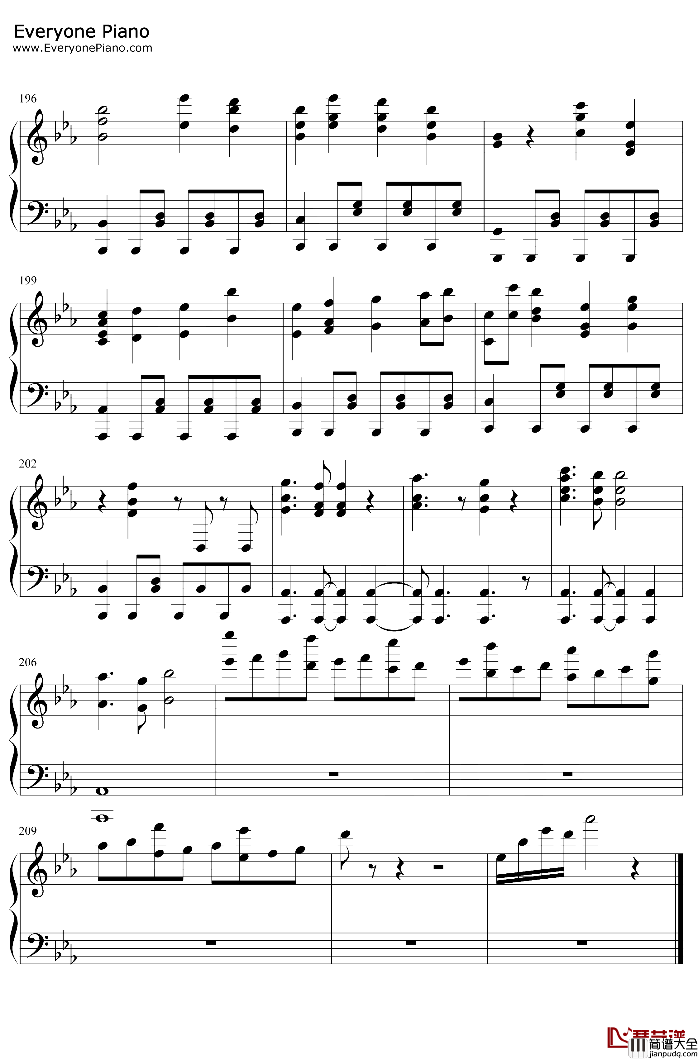 One_Day_Sky钢琴谱_铃木このみ_游戏人生ZEROOST