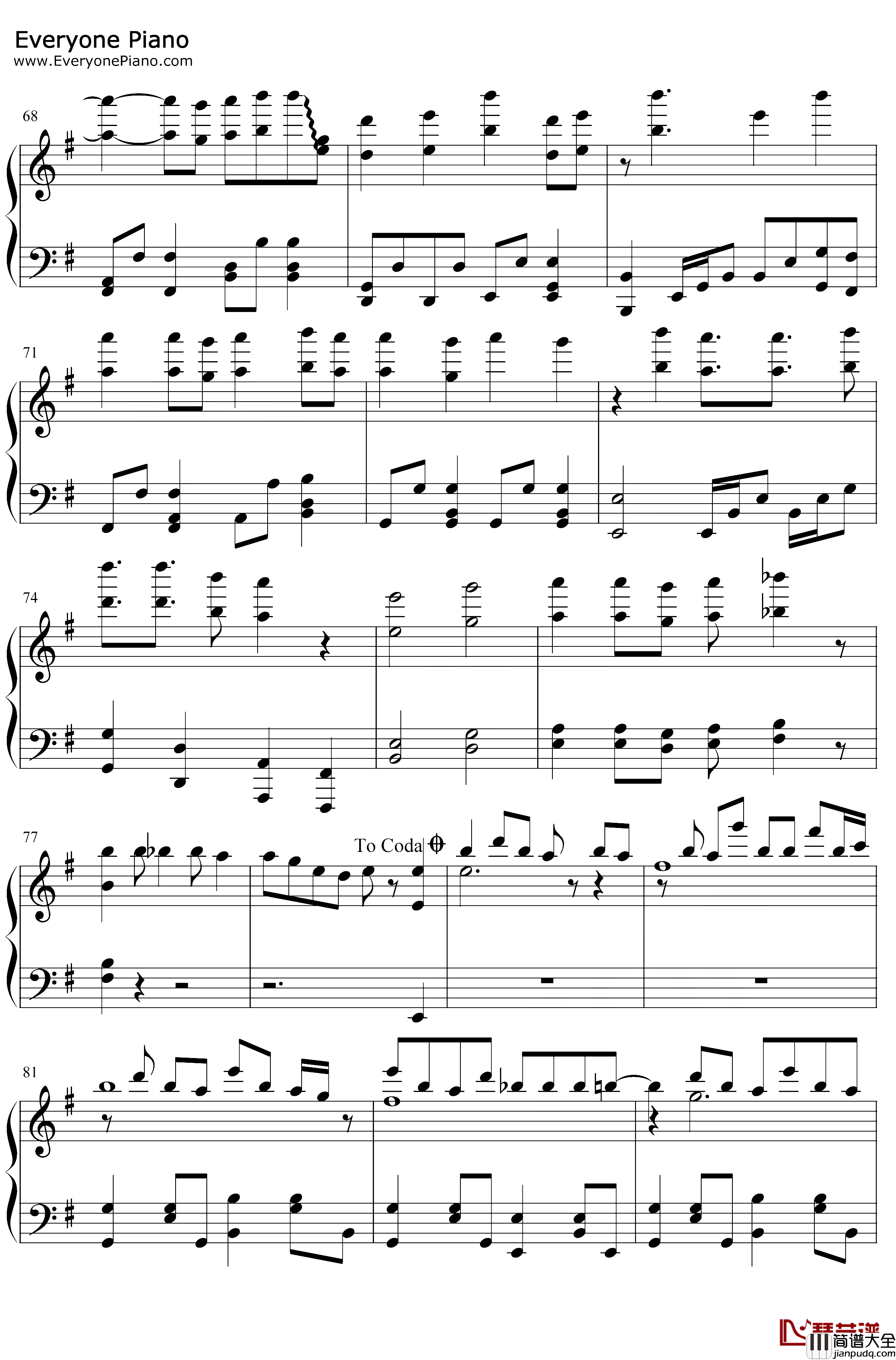 Black_Shout钢琴谱_Roselia_BanG_Dream插曲