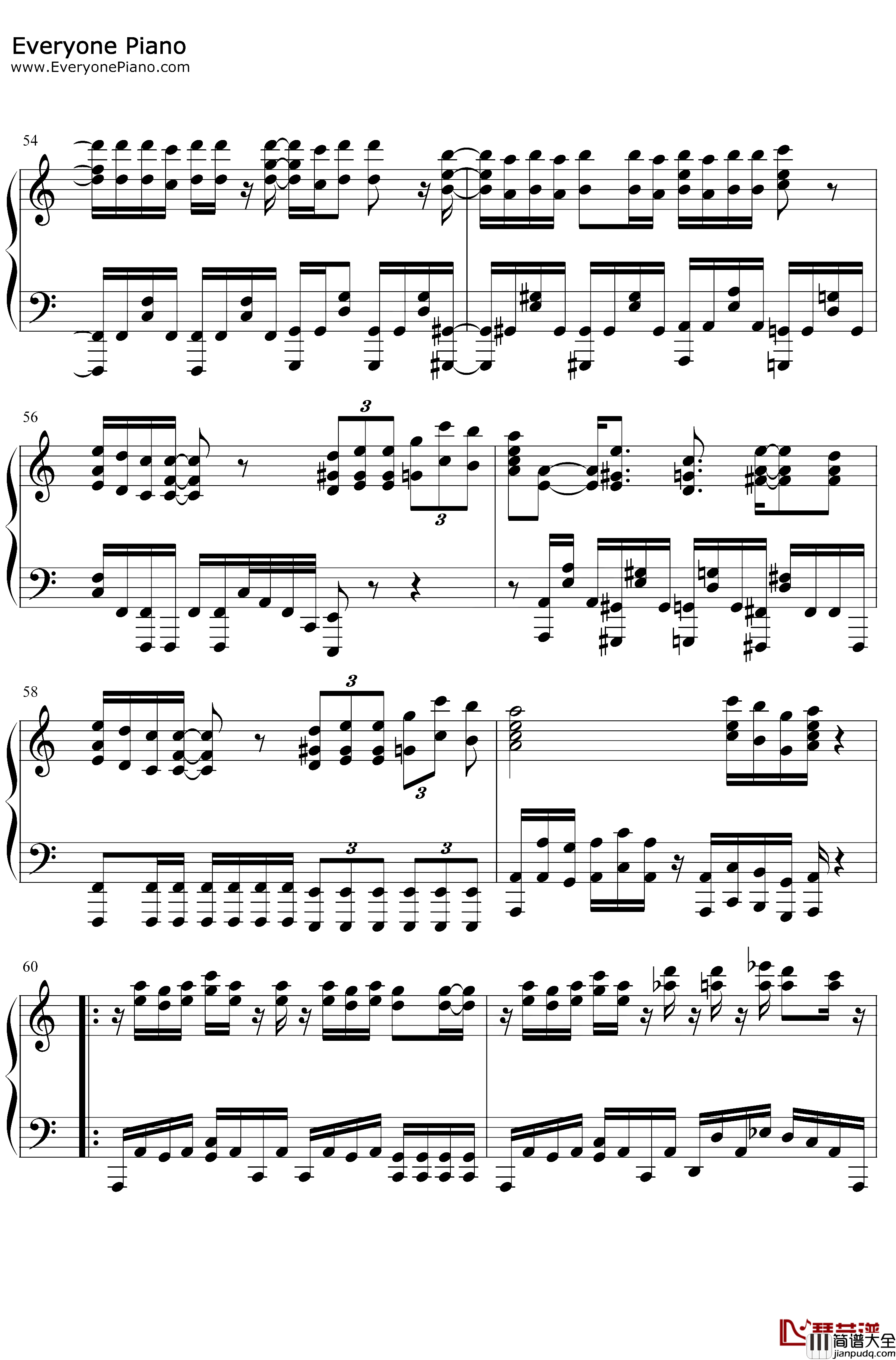 BRAVE_JEWEL钢琴谱_Roselia_BanGDream第二期OP