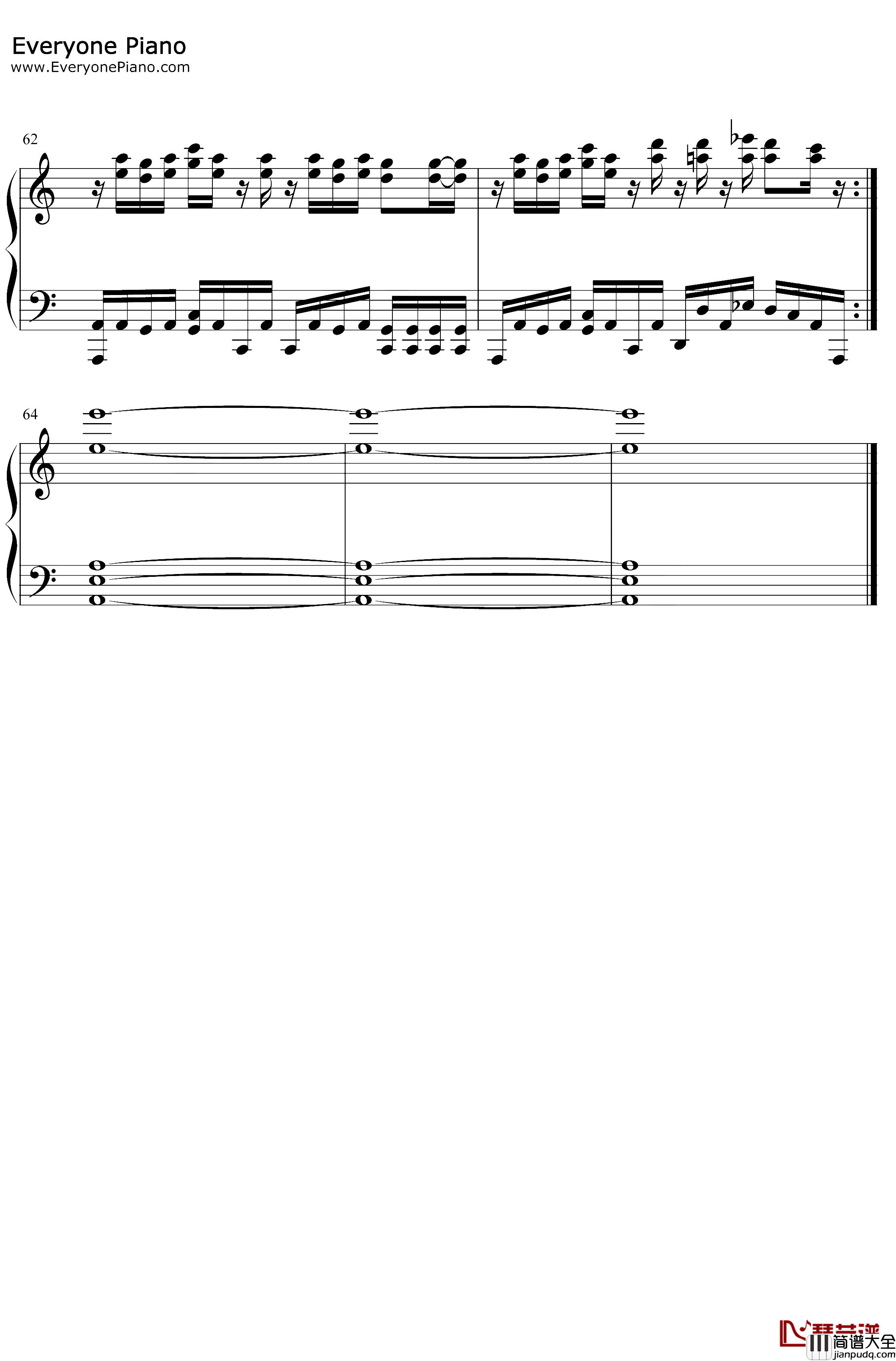 BRAVE_JEWEL钢琴谱_Roselia_BanGDream第二期OP