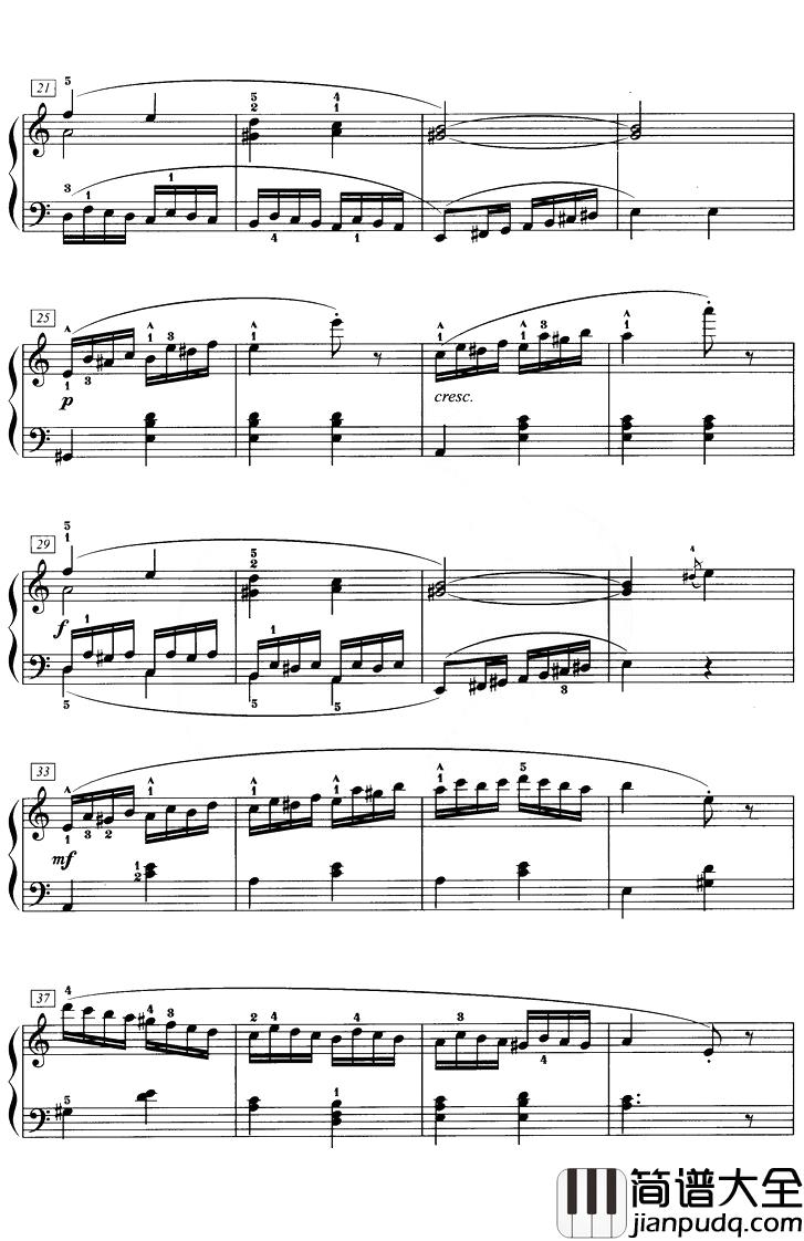 冬日的风钢琴谱_孔空_C调