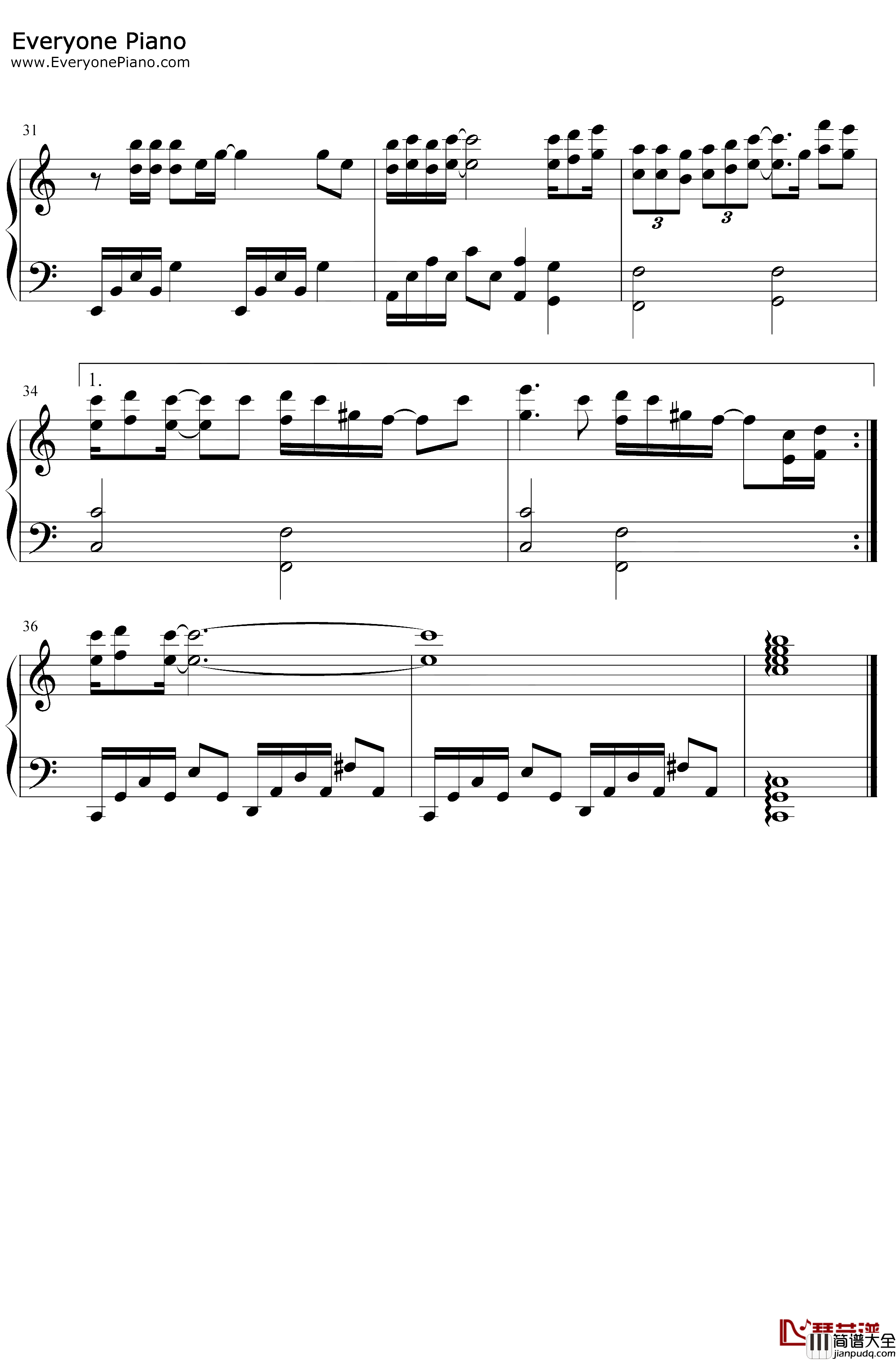 听海钢琴谱_张惠妹_一首永远听不腻的歌