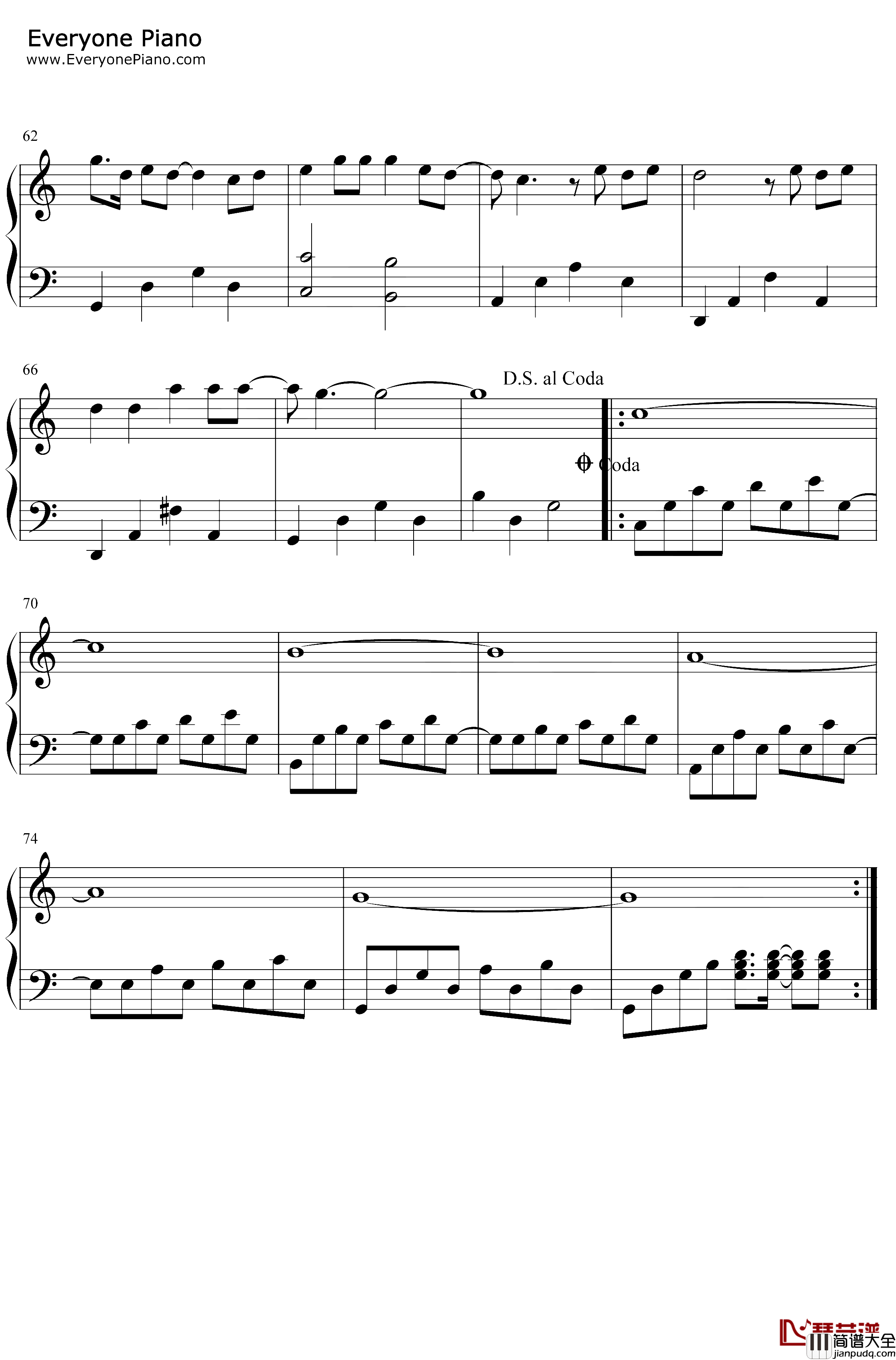 只要有你钢琴谱_古巨基/黄奕/马伊琍/周杰/黄晓明/刘涛_最怕有一天你离我远去那将是我最大的悲剧_抖音情歌