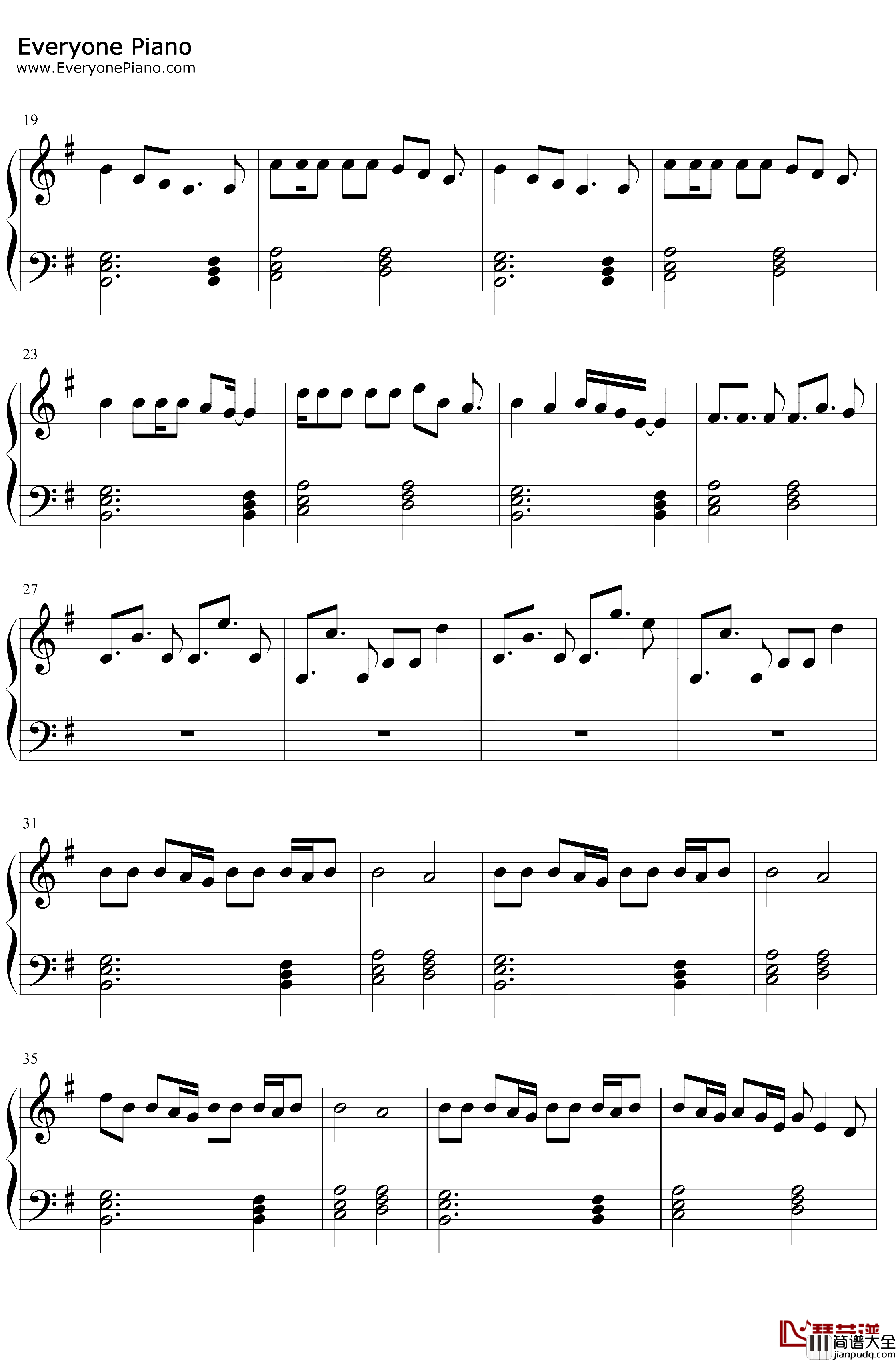 X钢琴谱_Jonas_Brothers_Karol_G_JonasBrothers