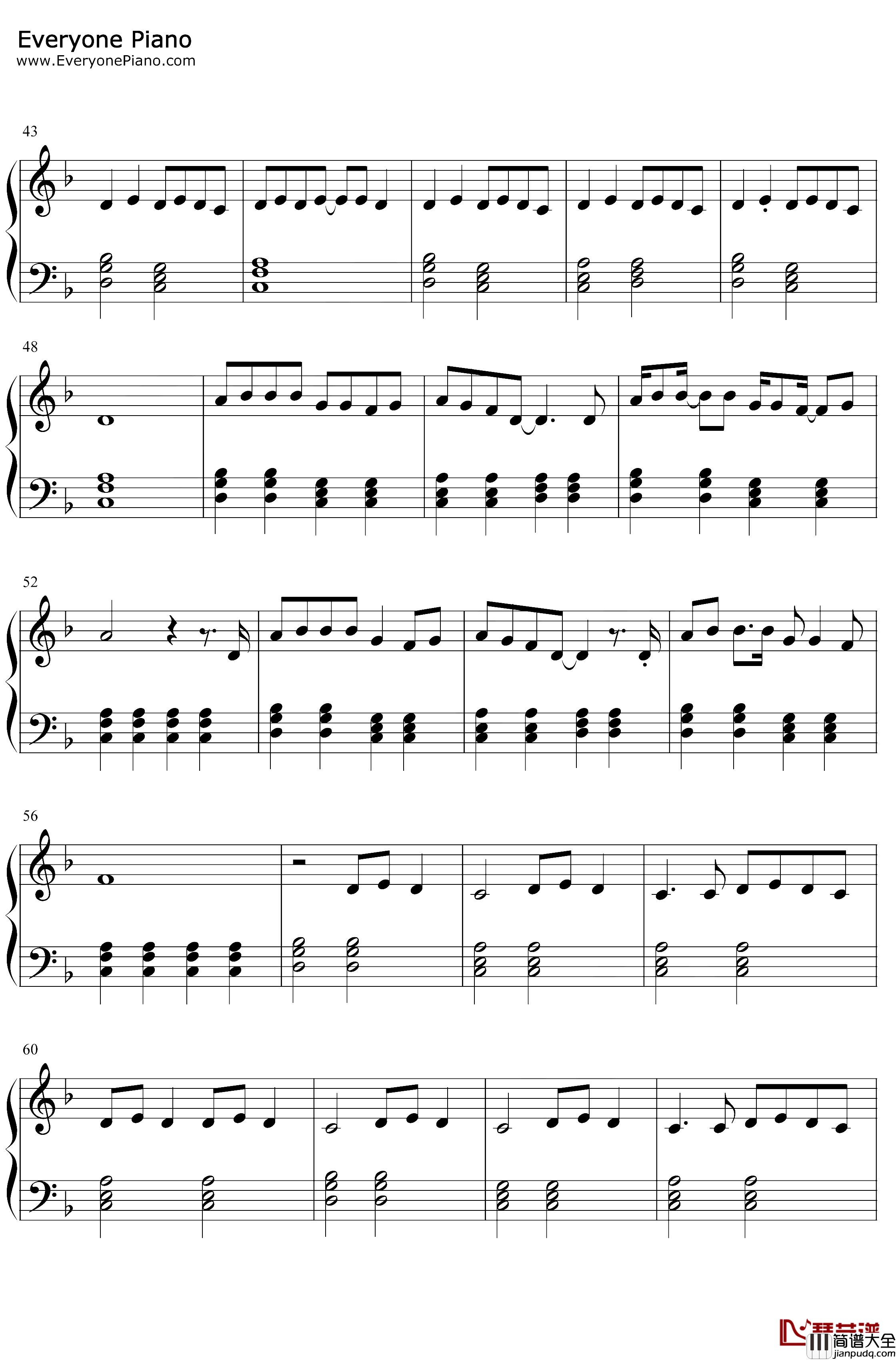 Play_Date钢琴谱_Melanie_Martinez_抖音热歌