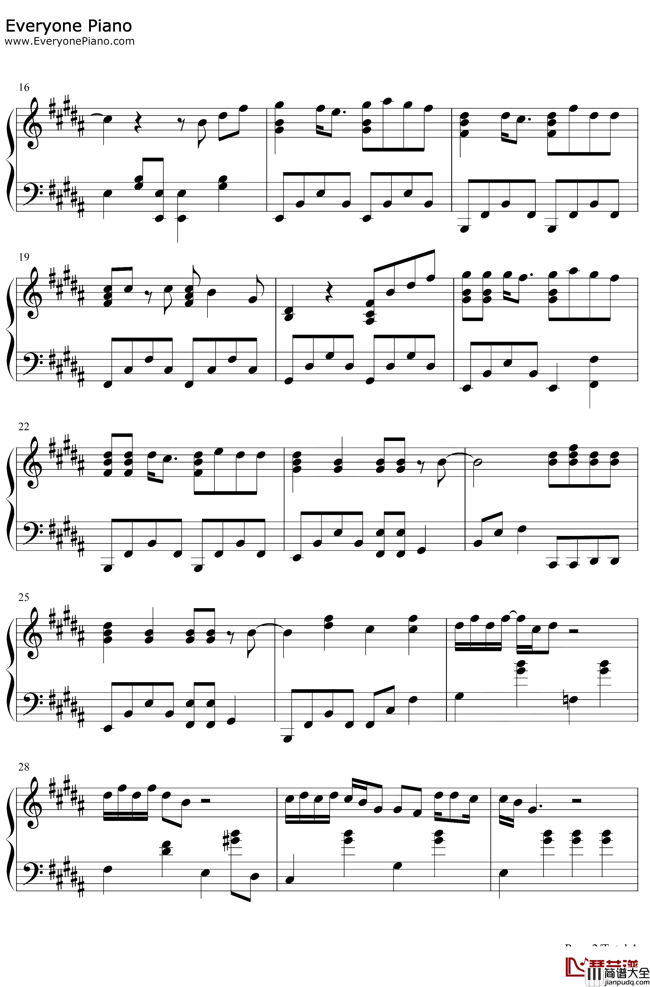 Dancing_with_Your_Ghost钢琴谱_Sasha_Sloan_纯粹又干净的女声超级好听_抖音热歌