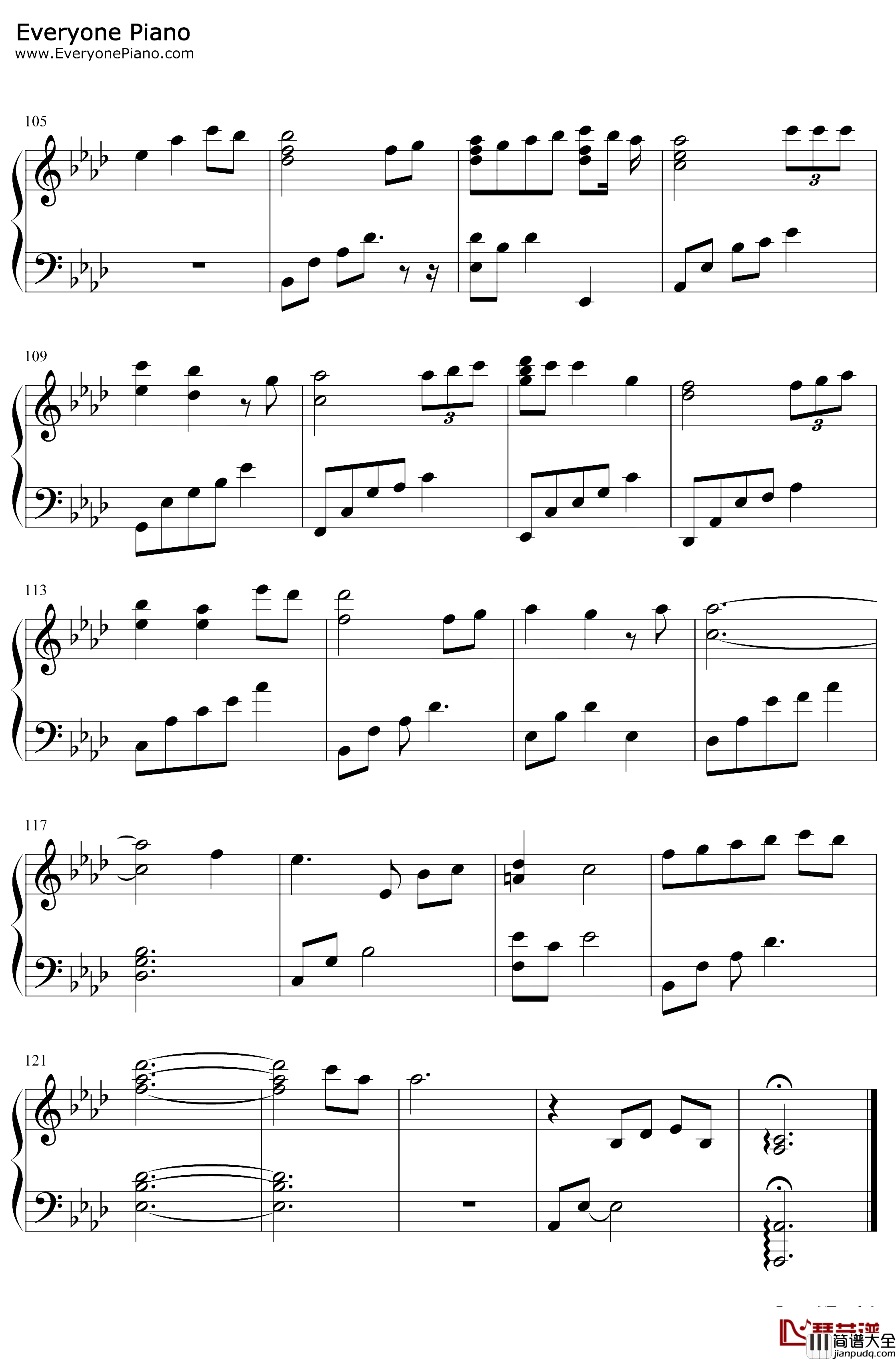 Give_You_My_Heart钢琴谱_IU_爱的迫降OST