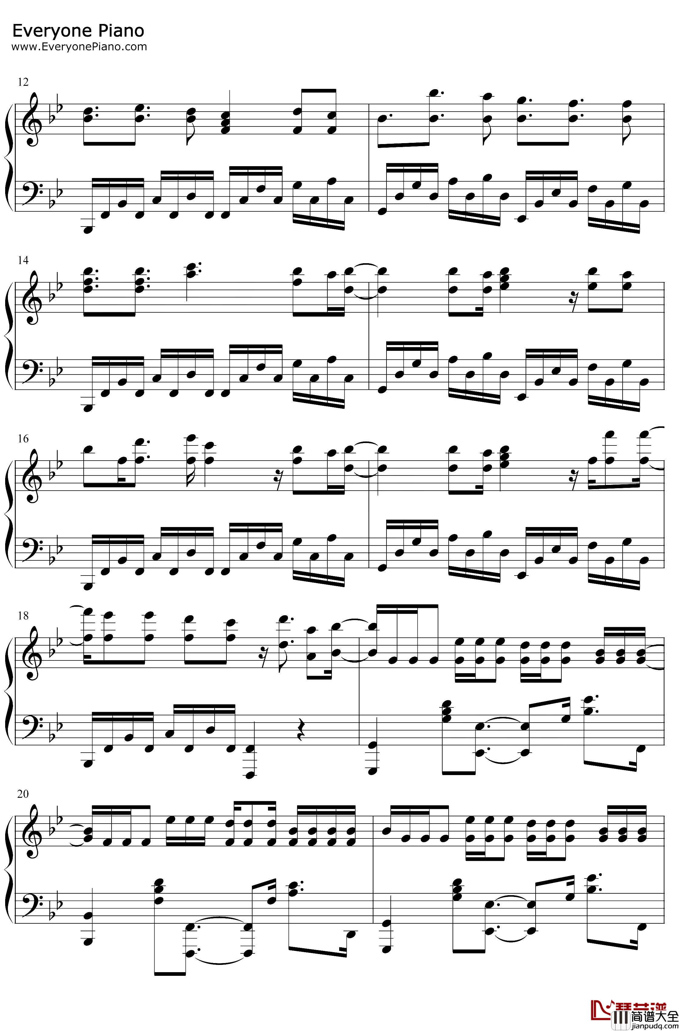 Sad_Sometimes钢琴谱_Alan_Walker_CORSAK黄霄雲_音你成名AlanWalker创作新歌荣登各大音乐榜单