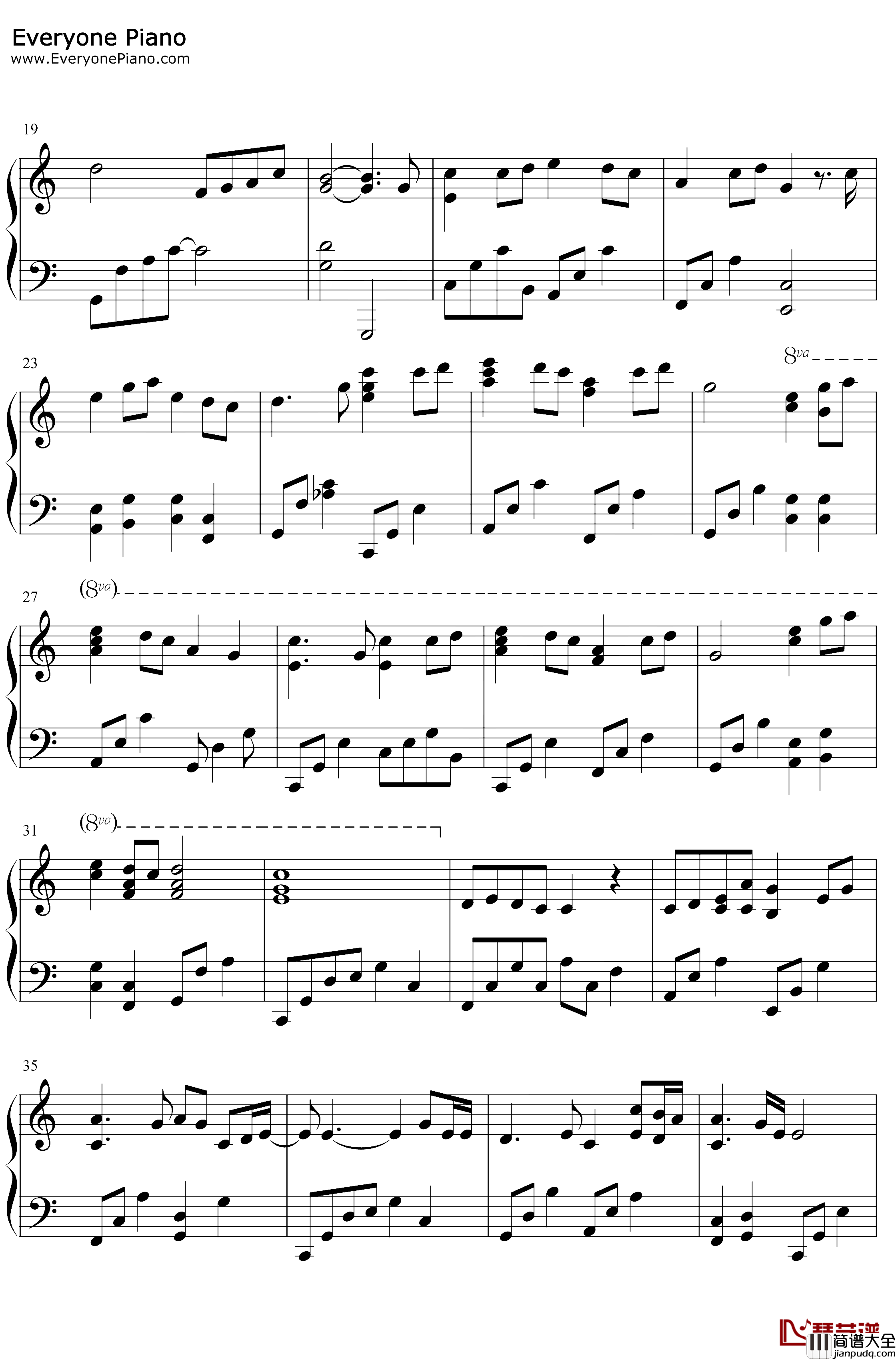 Photo_of_My_Mind钢琴谱_宋佳人_爱的迫降OST