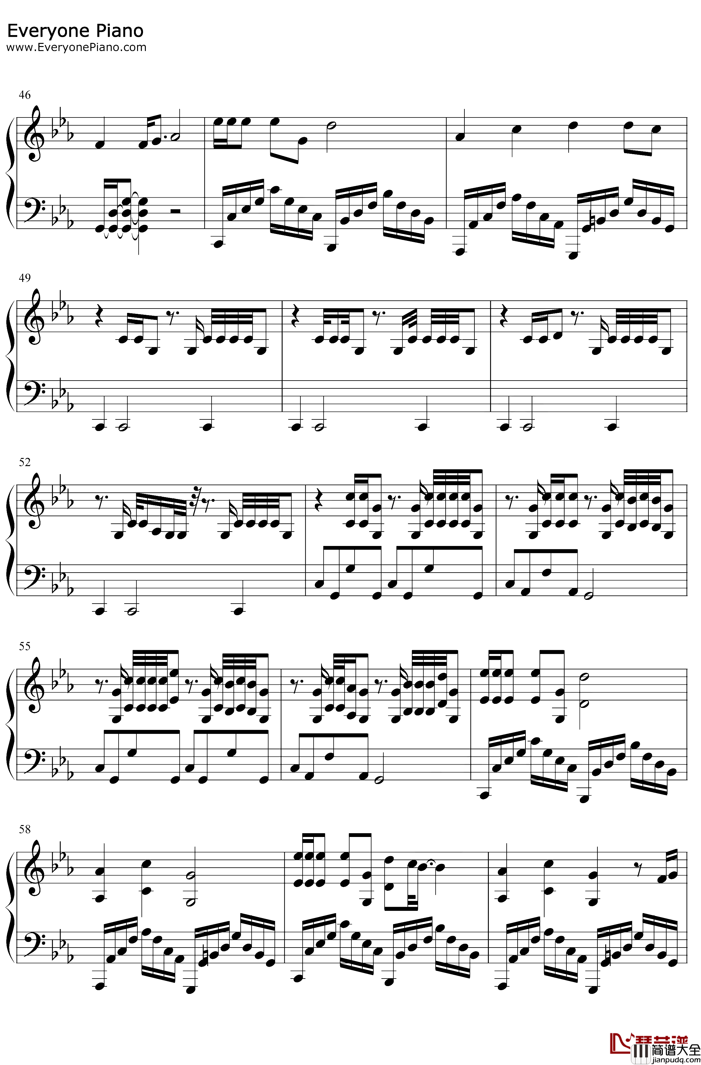 Louder_Than_Bombs钢琴谱_防弹少年团