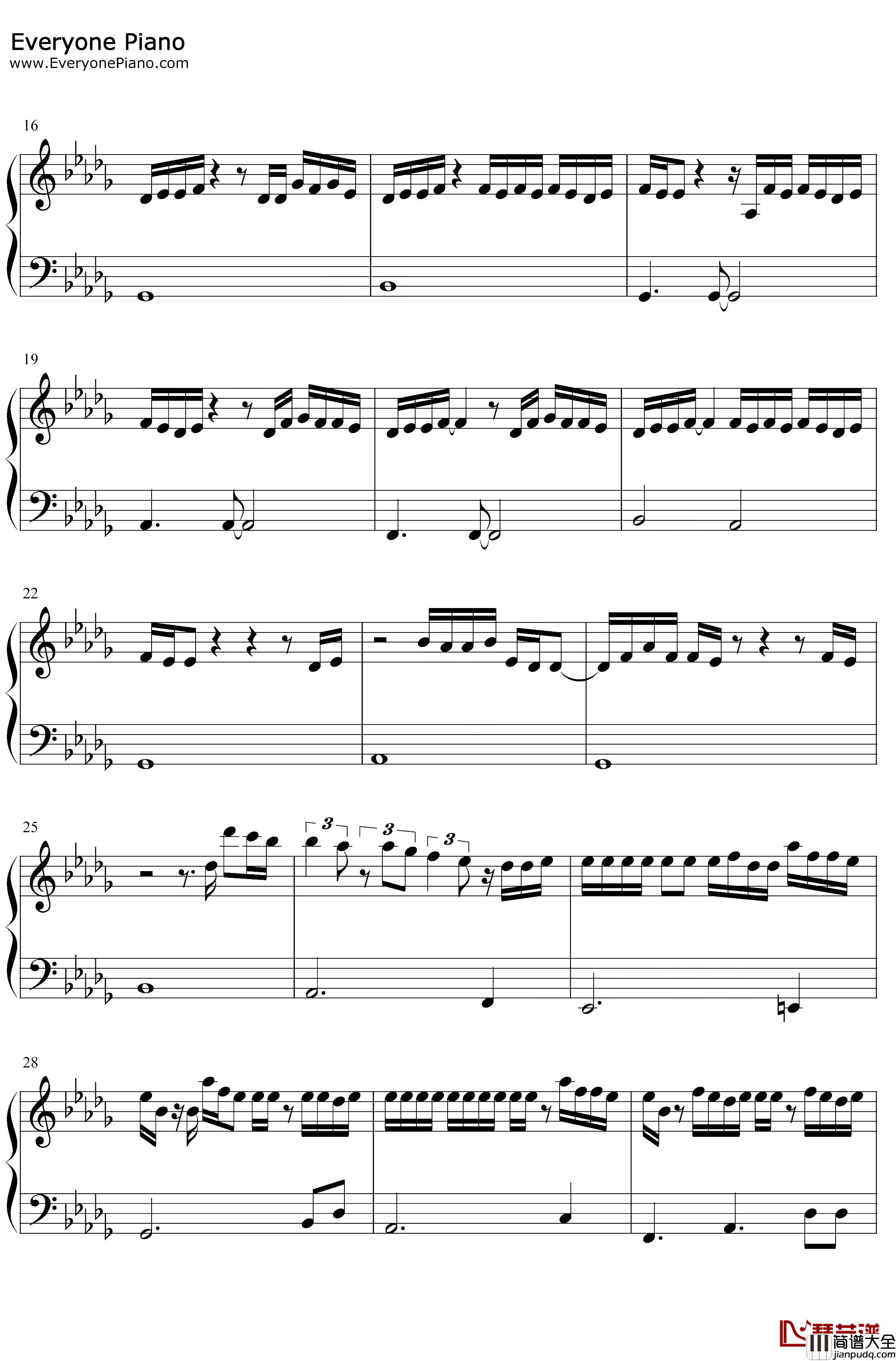 If_the_World_Was_Ending钢琴谱_JP_Saxe_Julia_Michaels