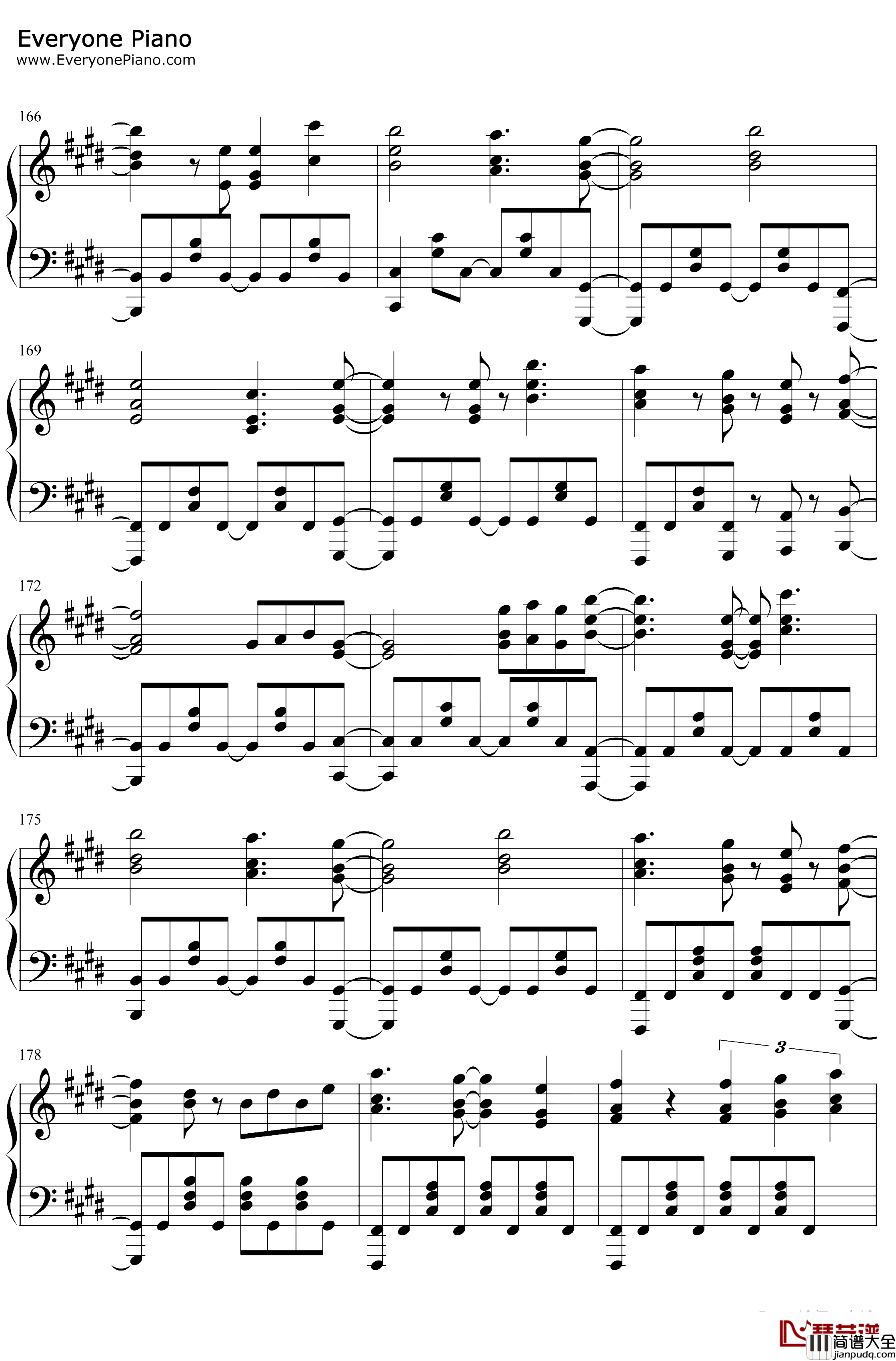 Herotoo钢琴谱_ChrissyCostanza_我的英雄学院第四季OST