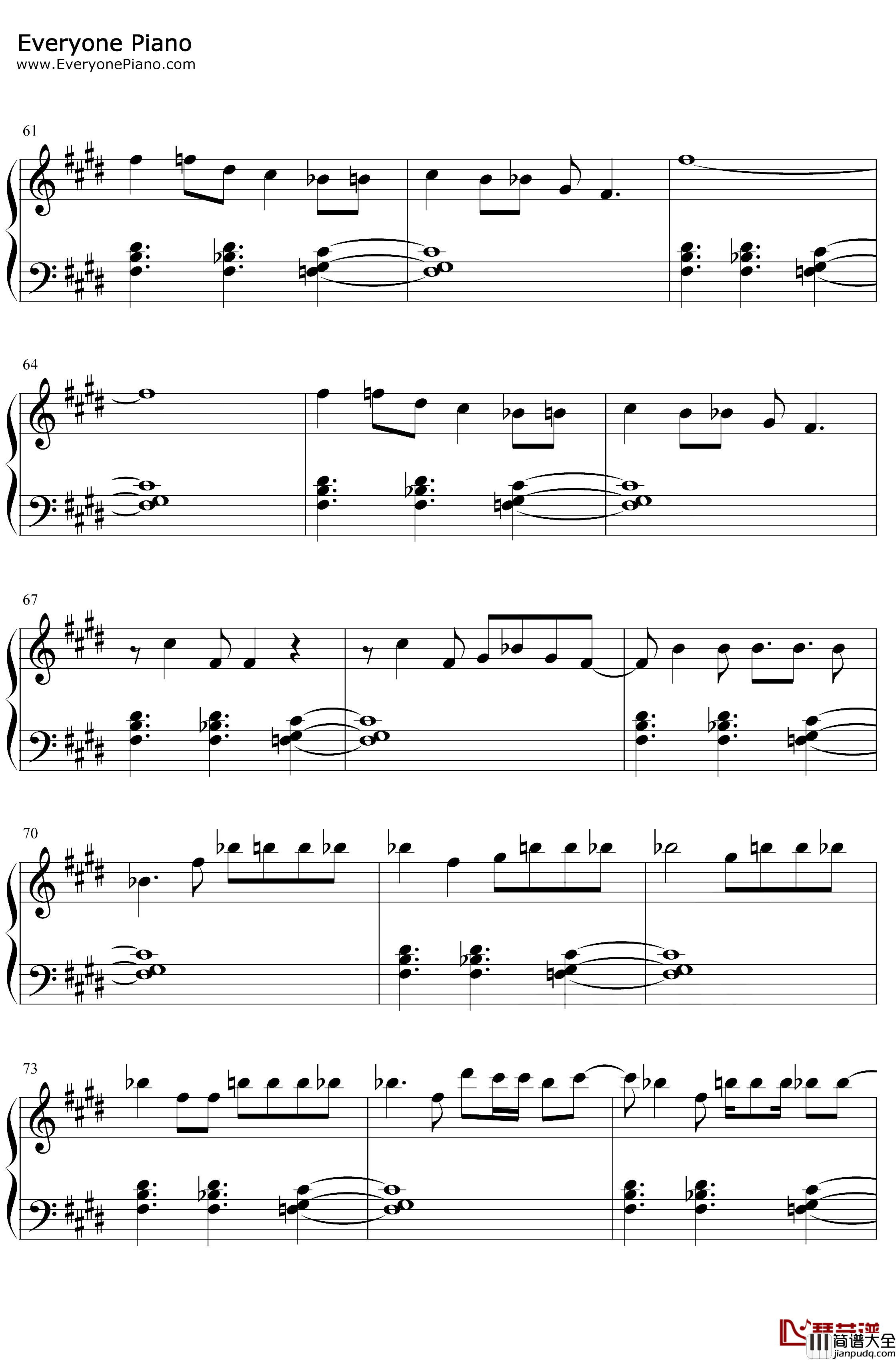 Daisies钢琴谱_Katy_Perry