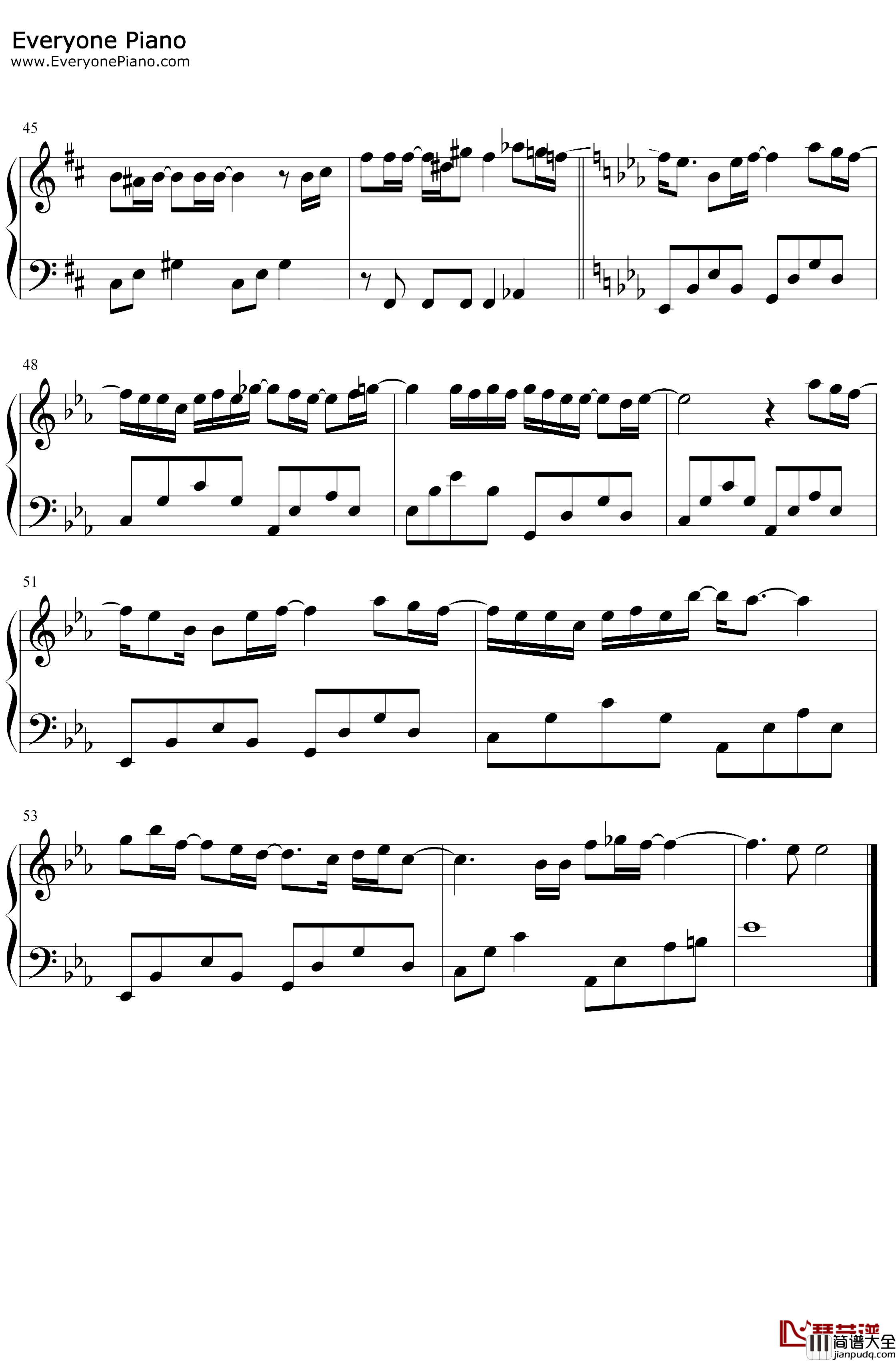 I_Just_Wanna_Stay_With_You钢琴谱_JW王灏儿