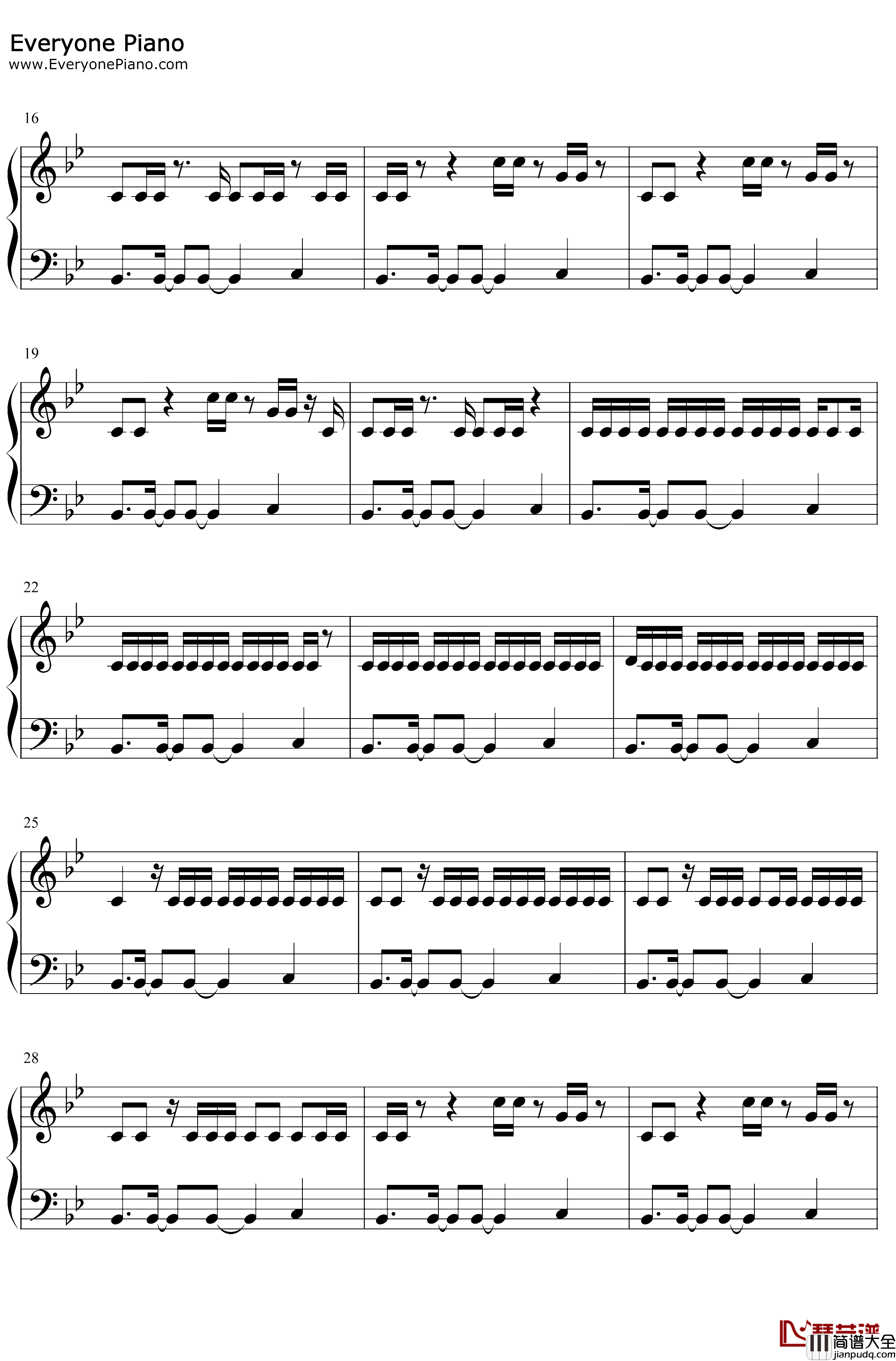 Savage钢琴谱_Megan_Thee_Stallion_抖音BGM