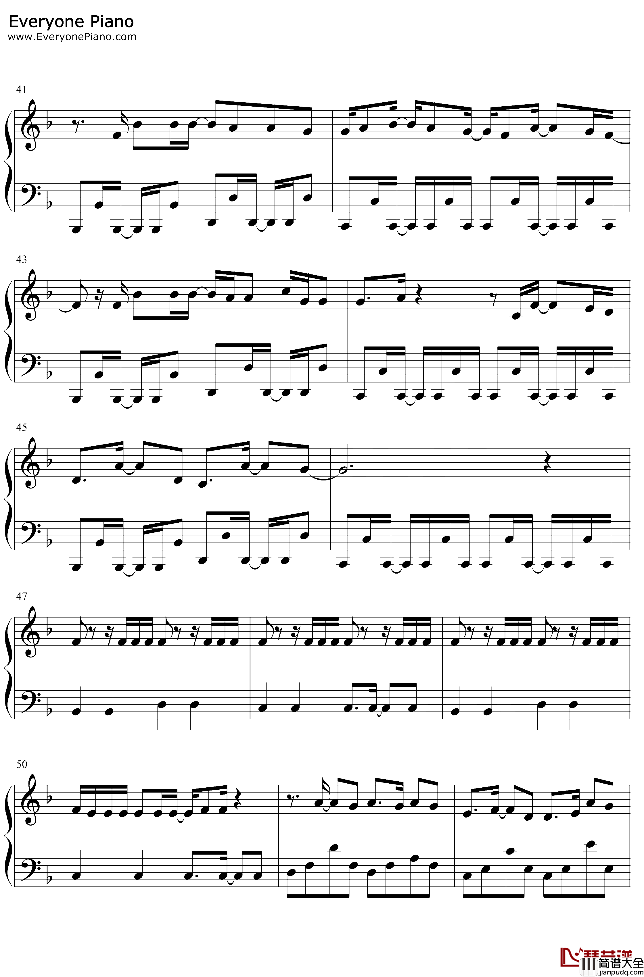 Break_Up_Song钢琴谱_Little_Mix